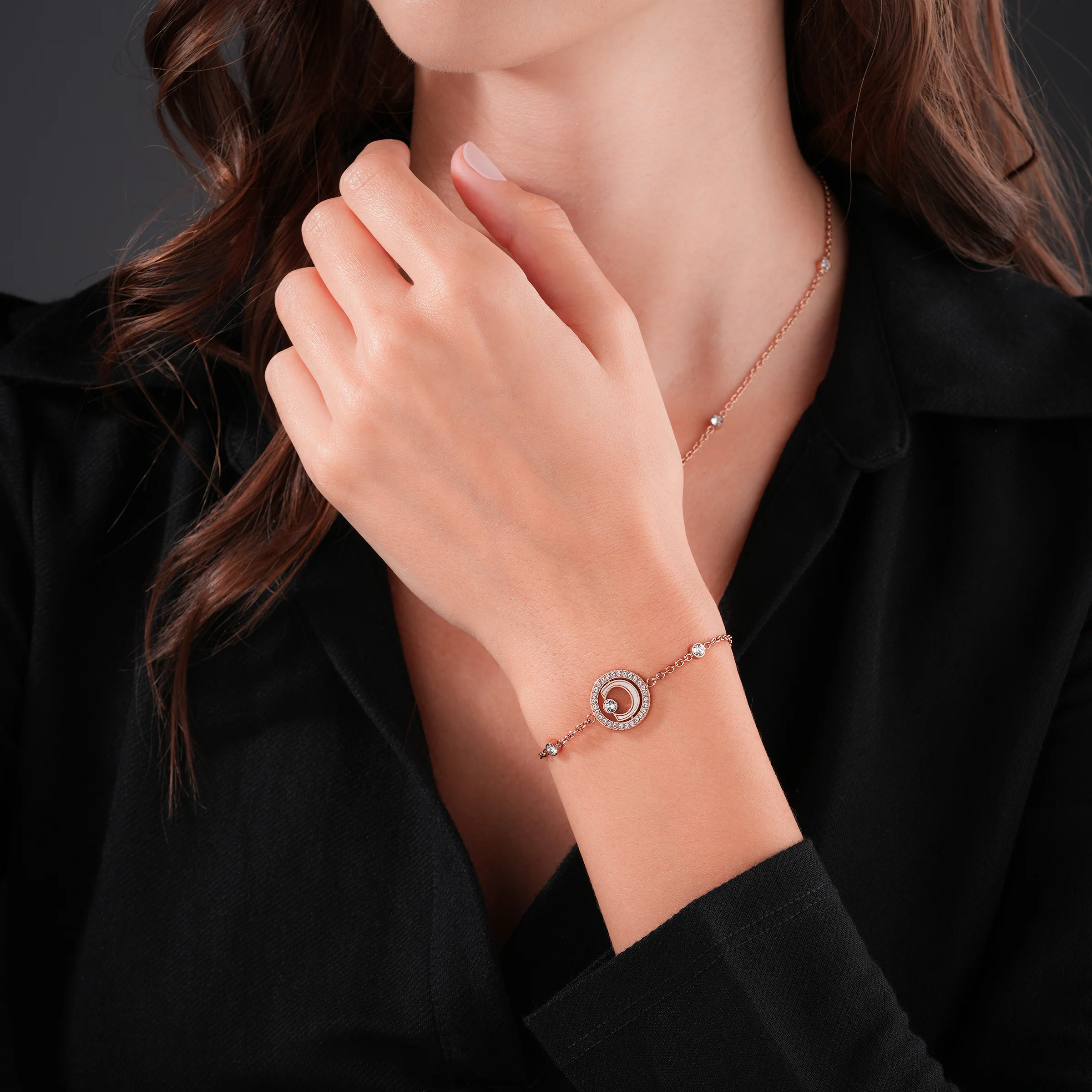 CERRUTI MARQUE RG MOP CRYSTALS BRACELET - Image 3