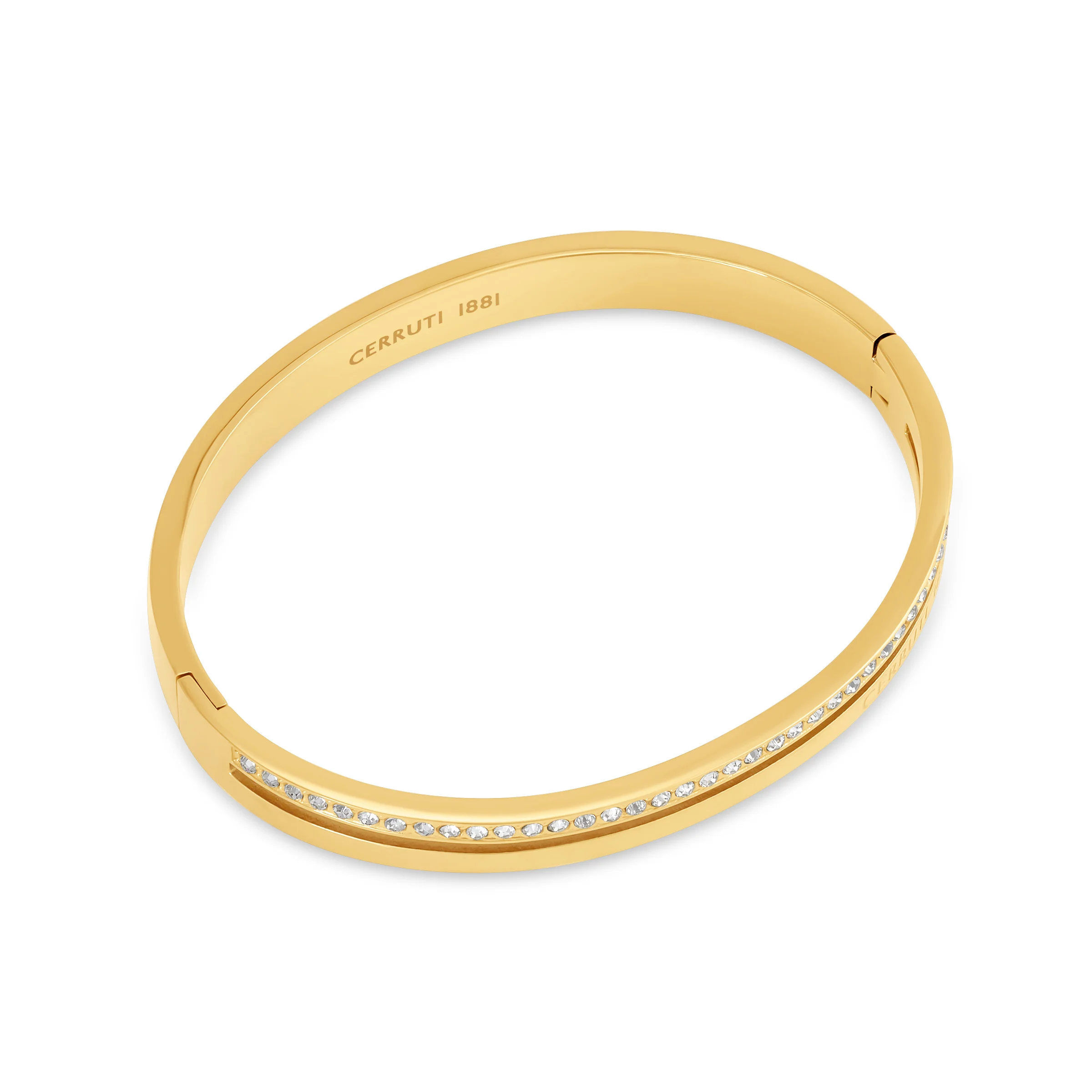 Cerruti Matilde Double Layer Gold Plated Bangle - Image 3