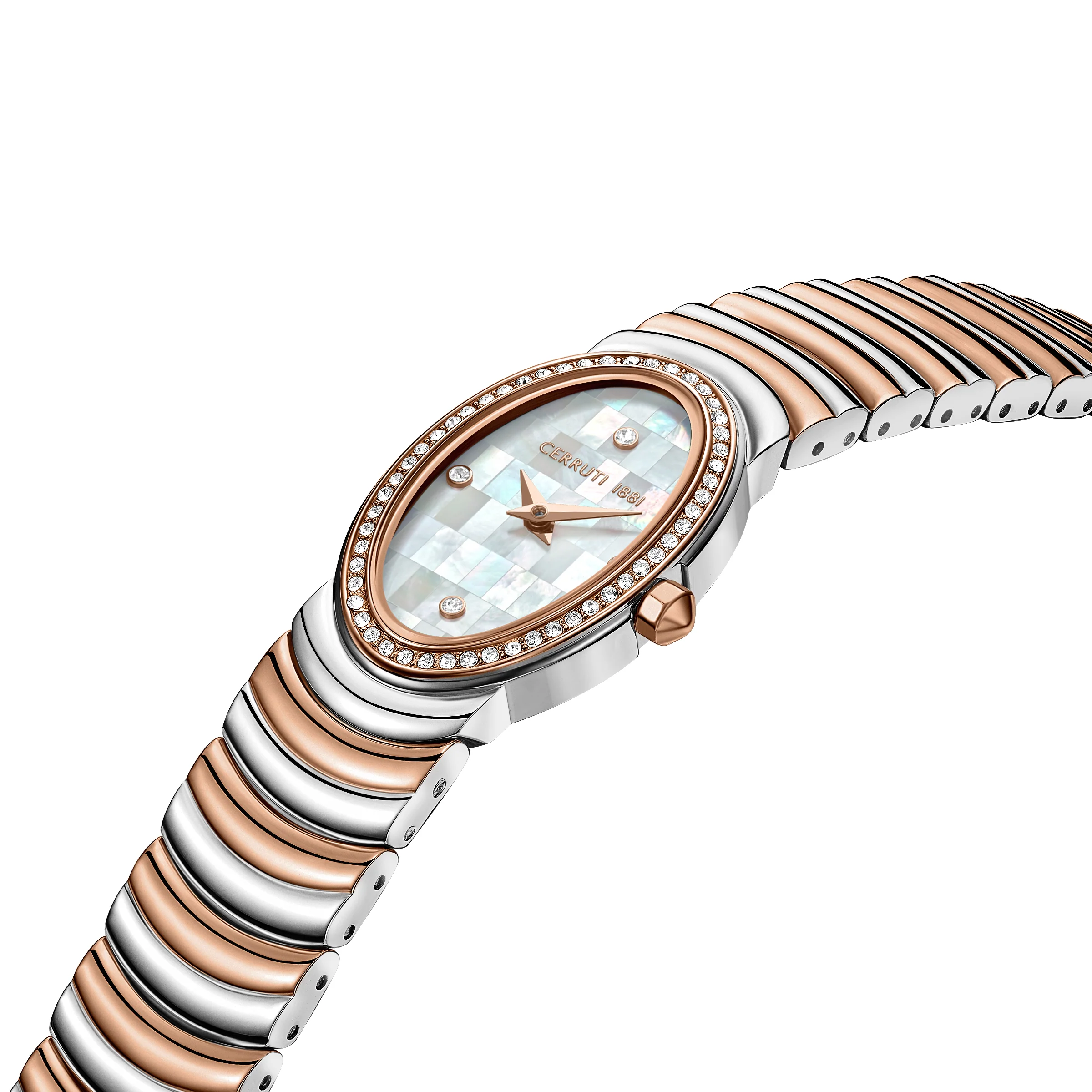 Cerruti  Norcia Women's 22MM Gold Analog Stainless Steel Strap Watch - Image 2
