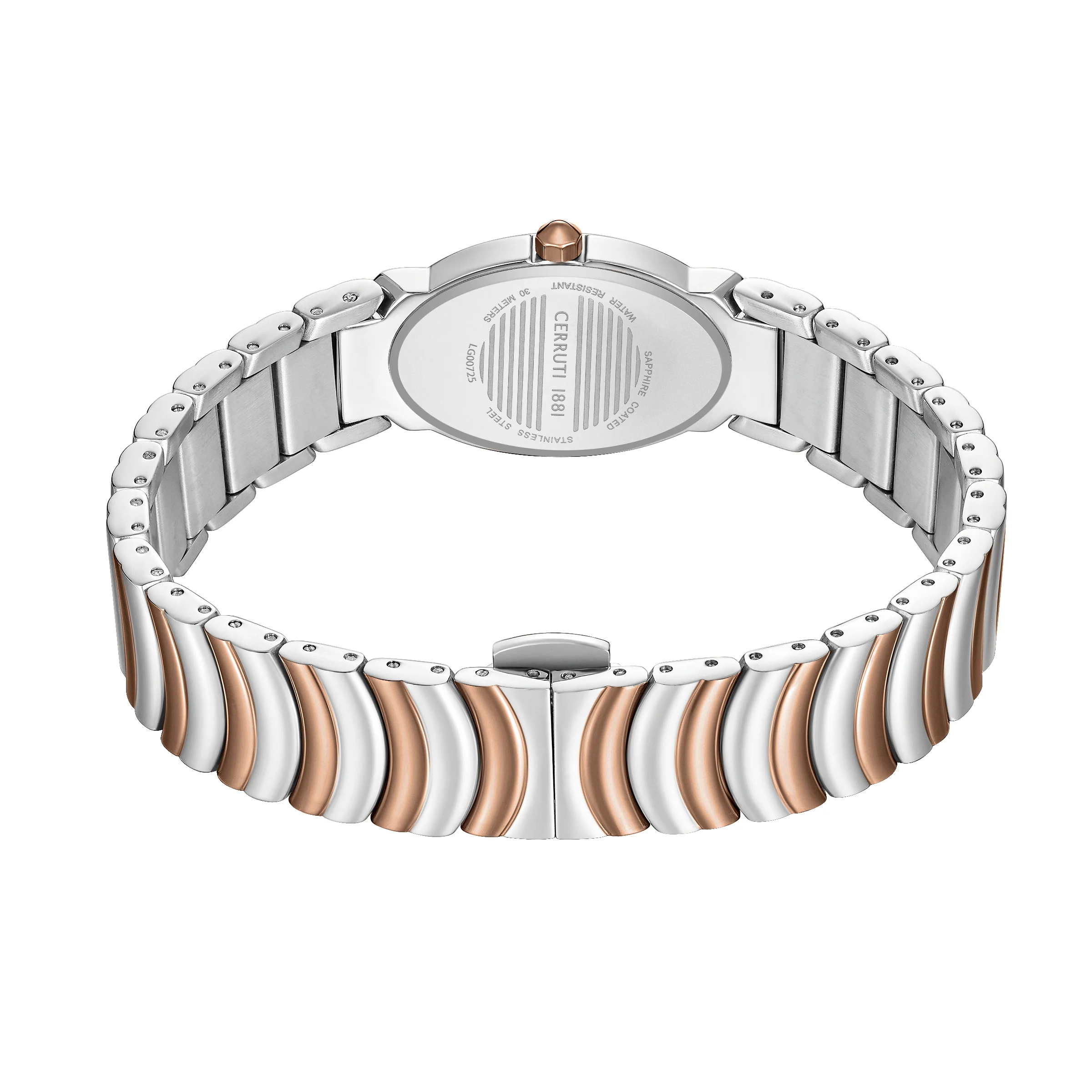 Cerruti  Norcia Women's 22MM Gold Analog Stainless Steel Strap Watch - Image 3