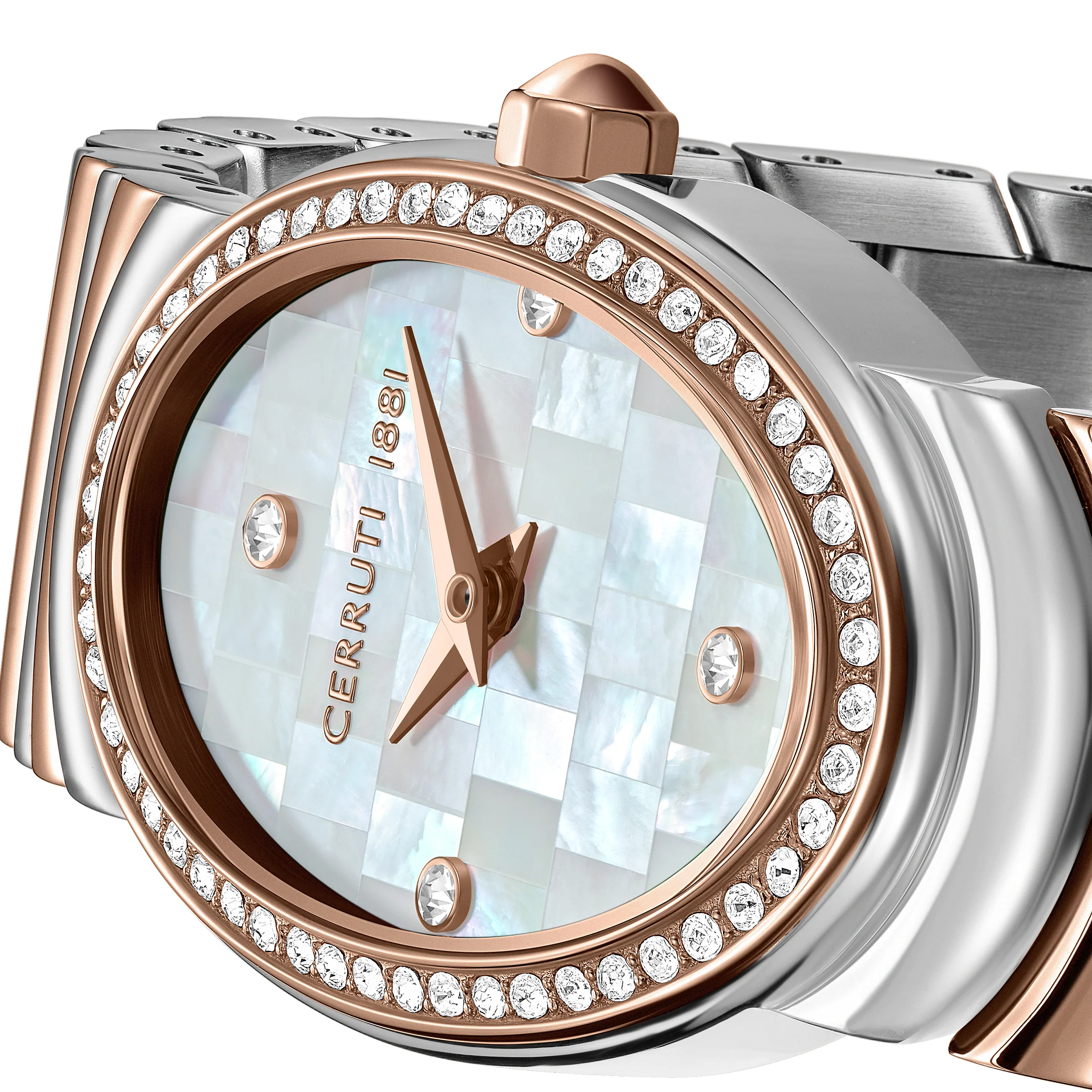 Cerruti  Norcia Women's 22MM Gold Analog Stainless Steel Strap Watch - Image 4