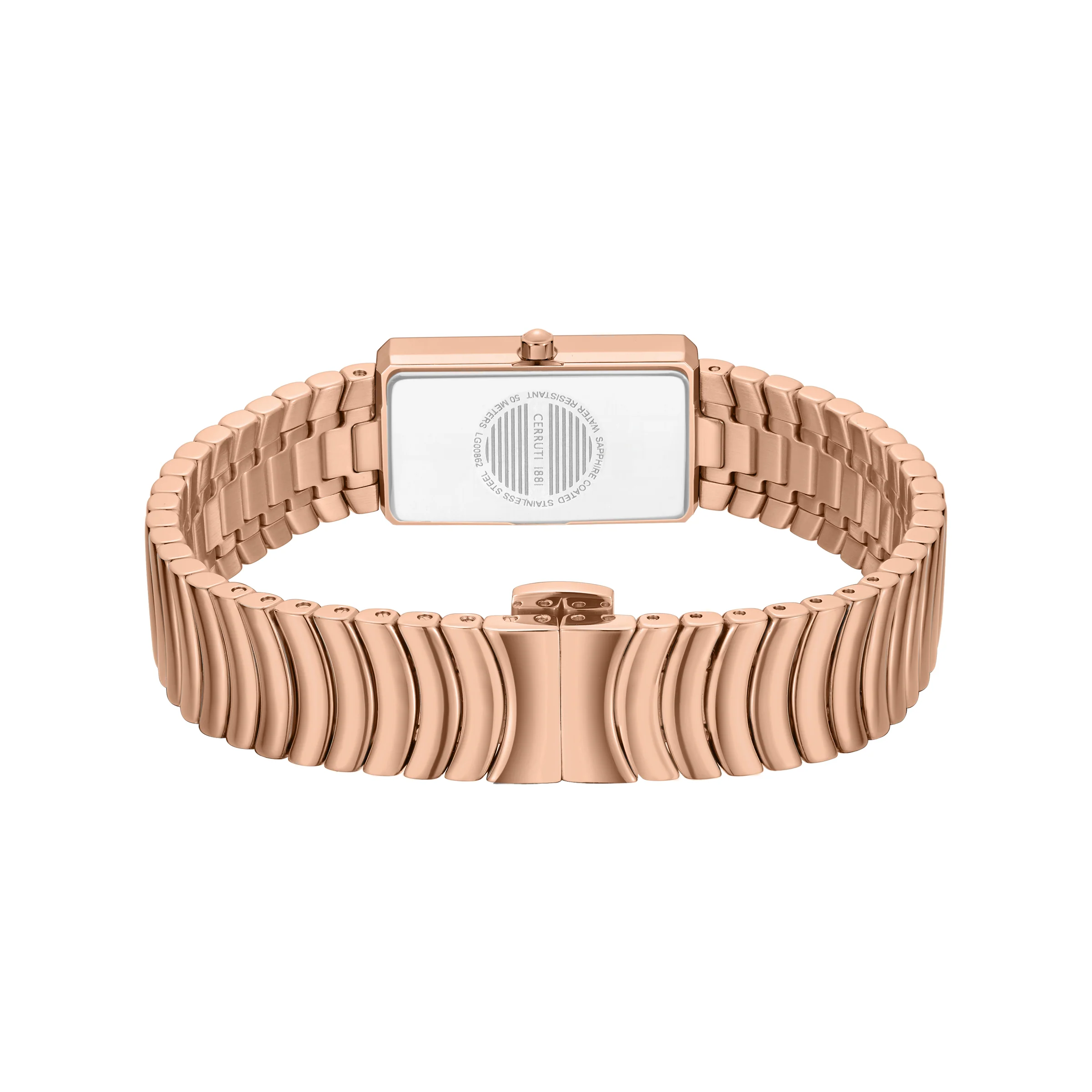 Cerruti Women's Rose Gold Watch with Green Dial & Rose Gold Bracelet - Image 4