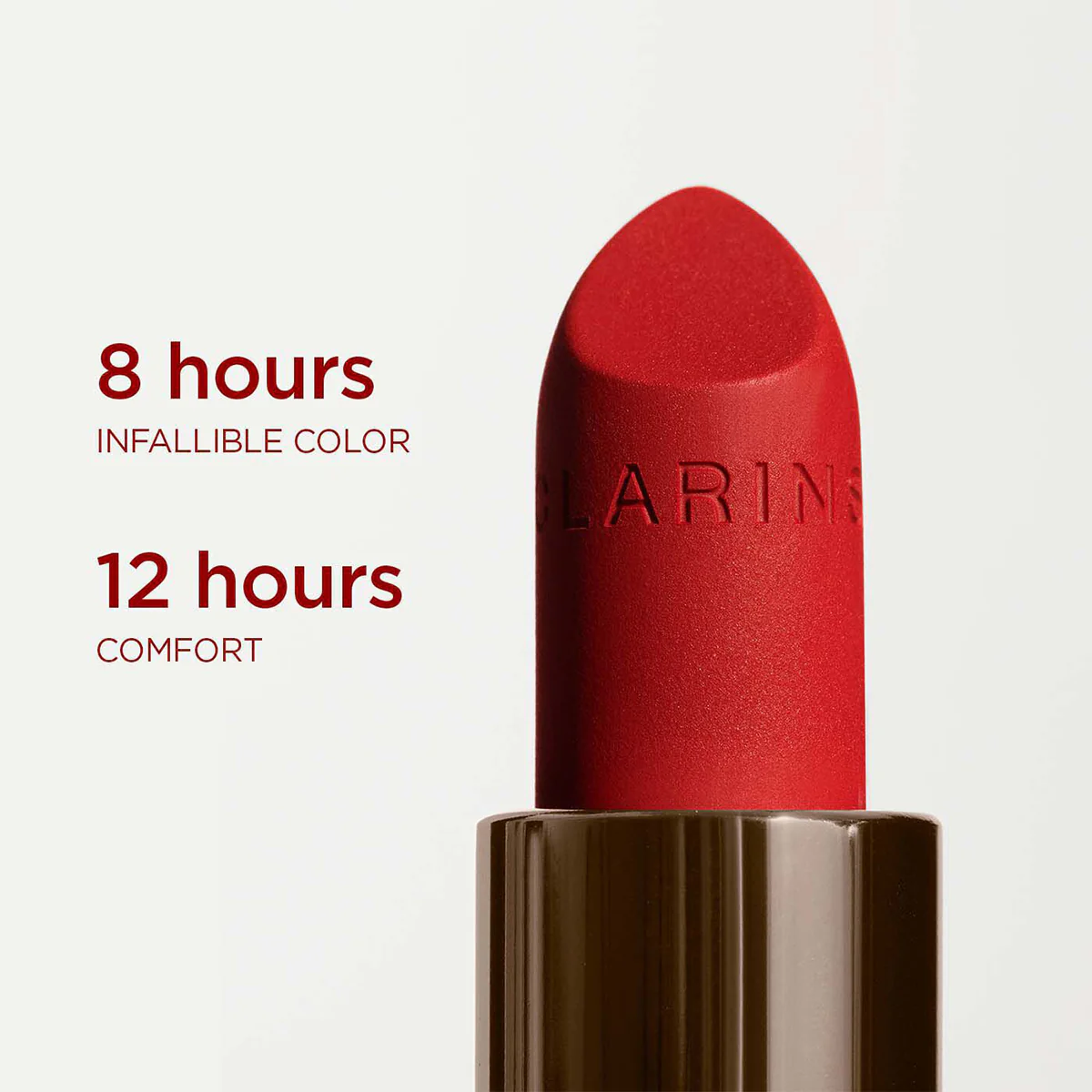 Clarins Joli Rouge Velvet Lipstick 791V Deep Fuschia 3.5g - Image 3