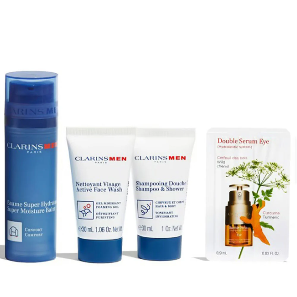 Clarins Men Moisture Balm Set - Image 2