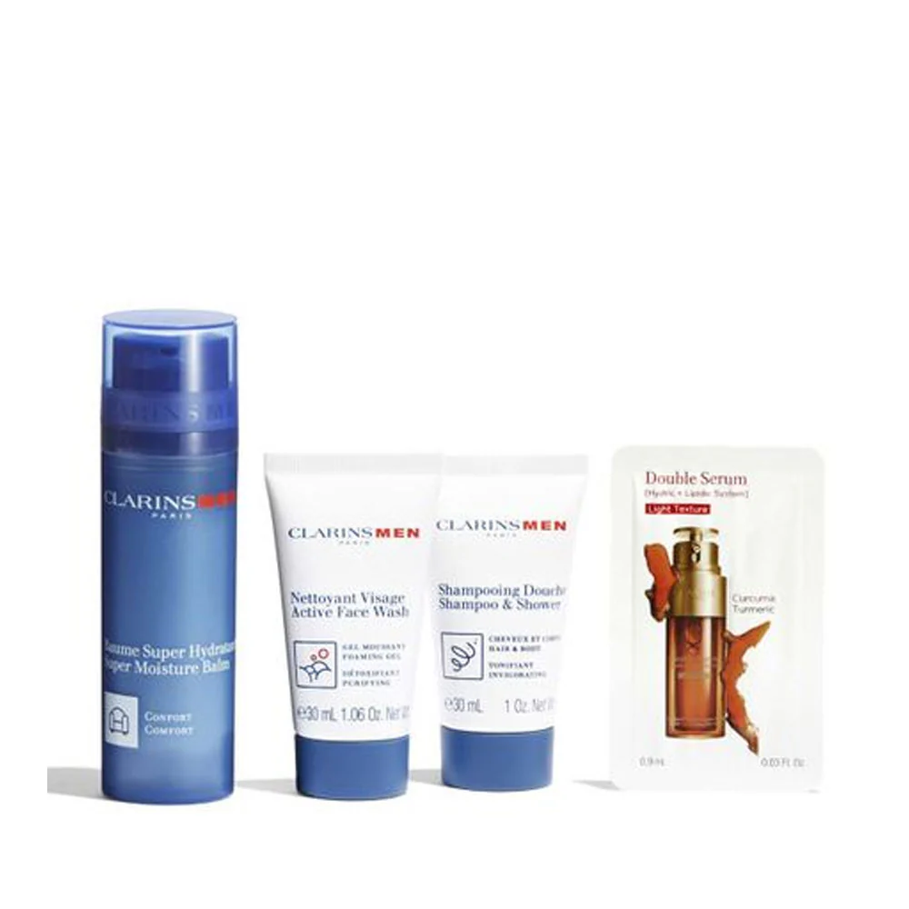Clarins Men Super Moisture Balm Set - Image 2