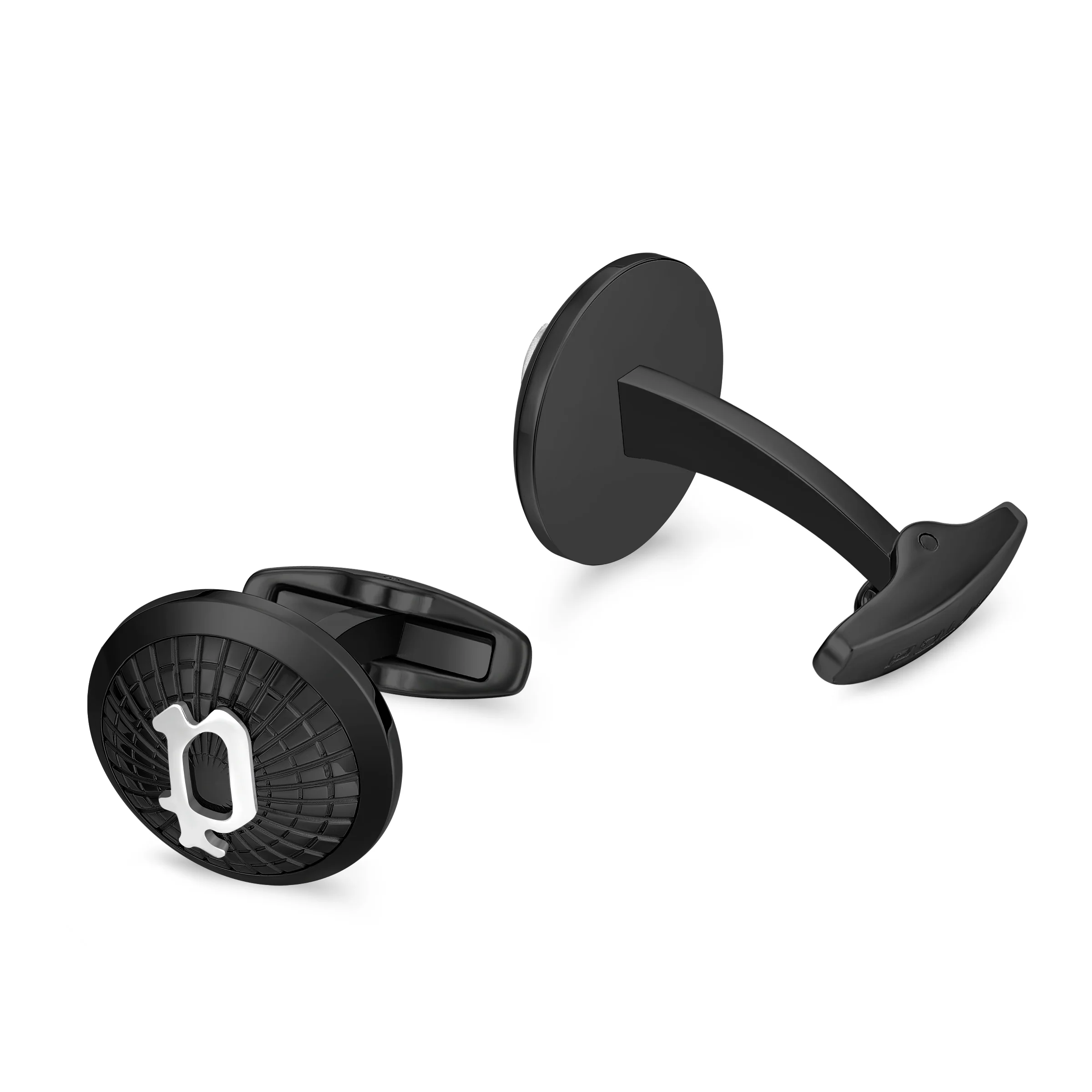 DECODE IPBLACK SS P LOGO TEXTURED CUFFLINKS - Image 3