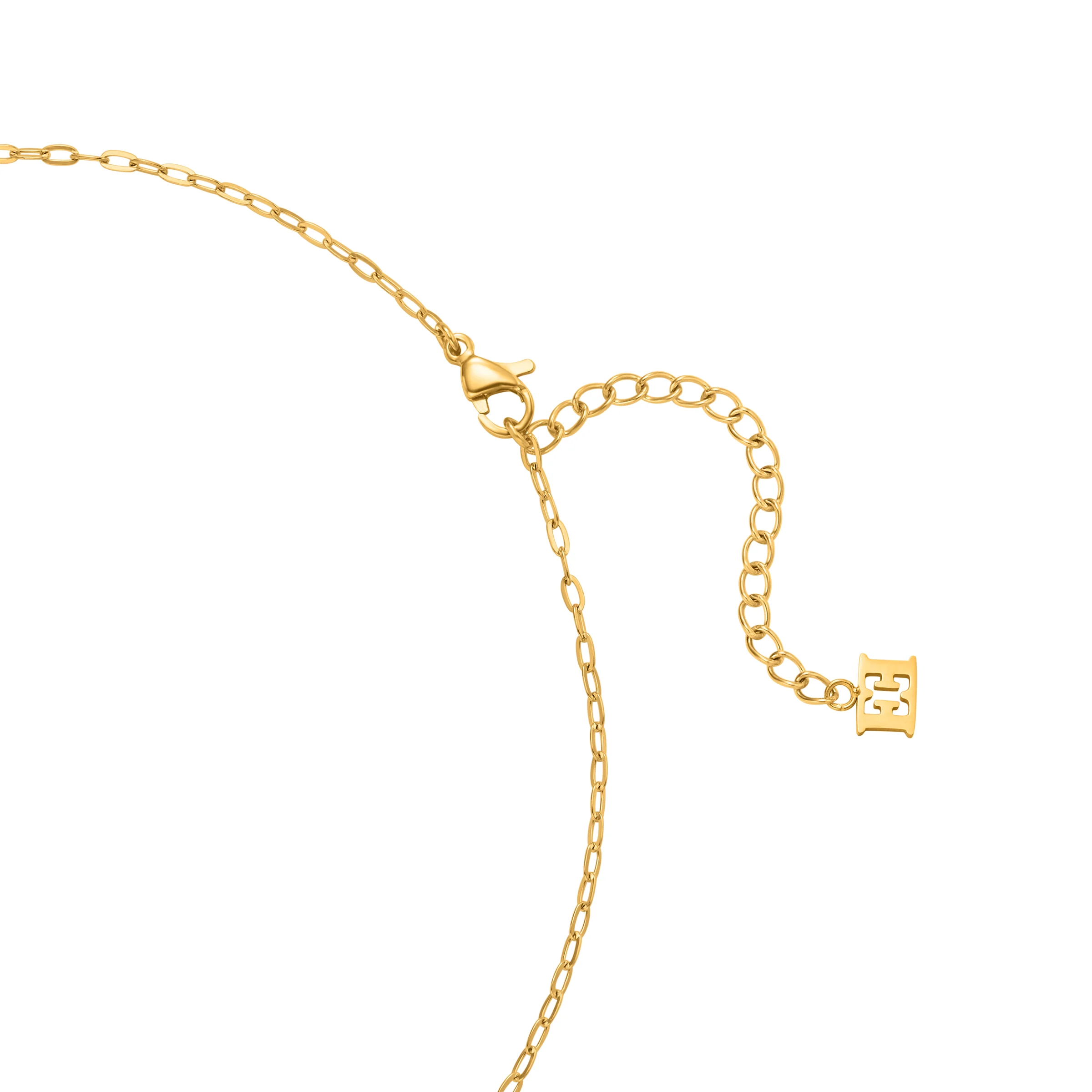 ESCADA CAROLINE ROUND MOP MOTIF WITH ESCADA LOGO NACKLACE - Image 3