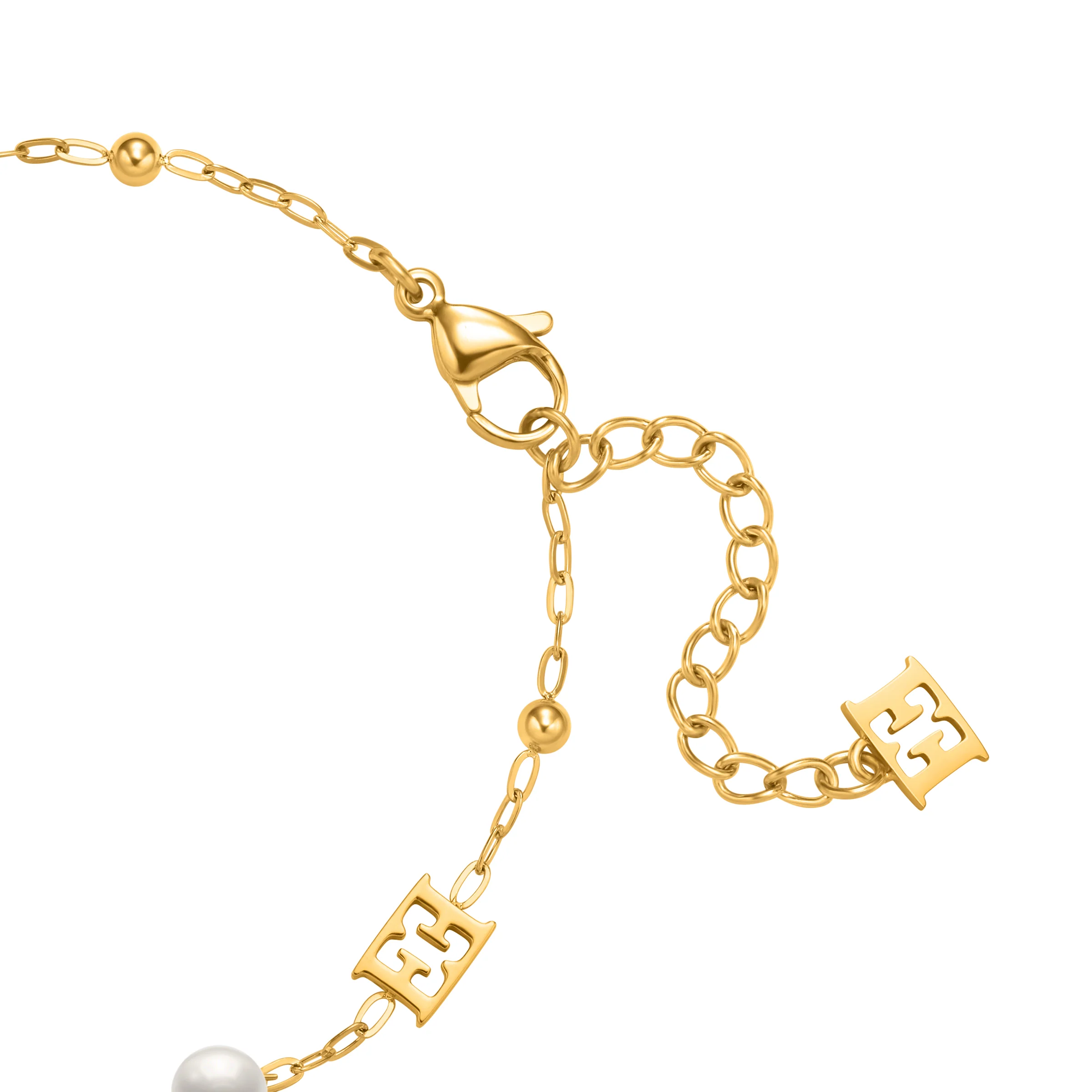 ESCADA FLORENCE GP BEADS LOGO AND PEARLS BRACELET - Image 3