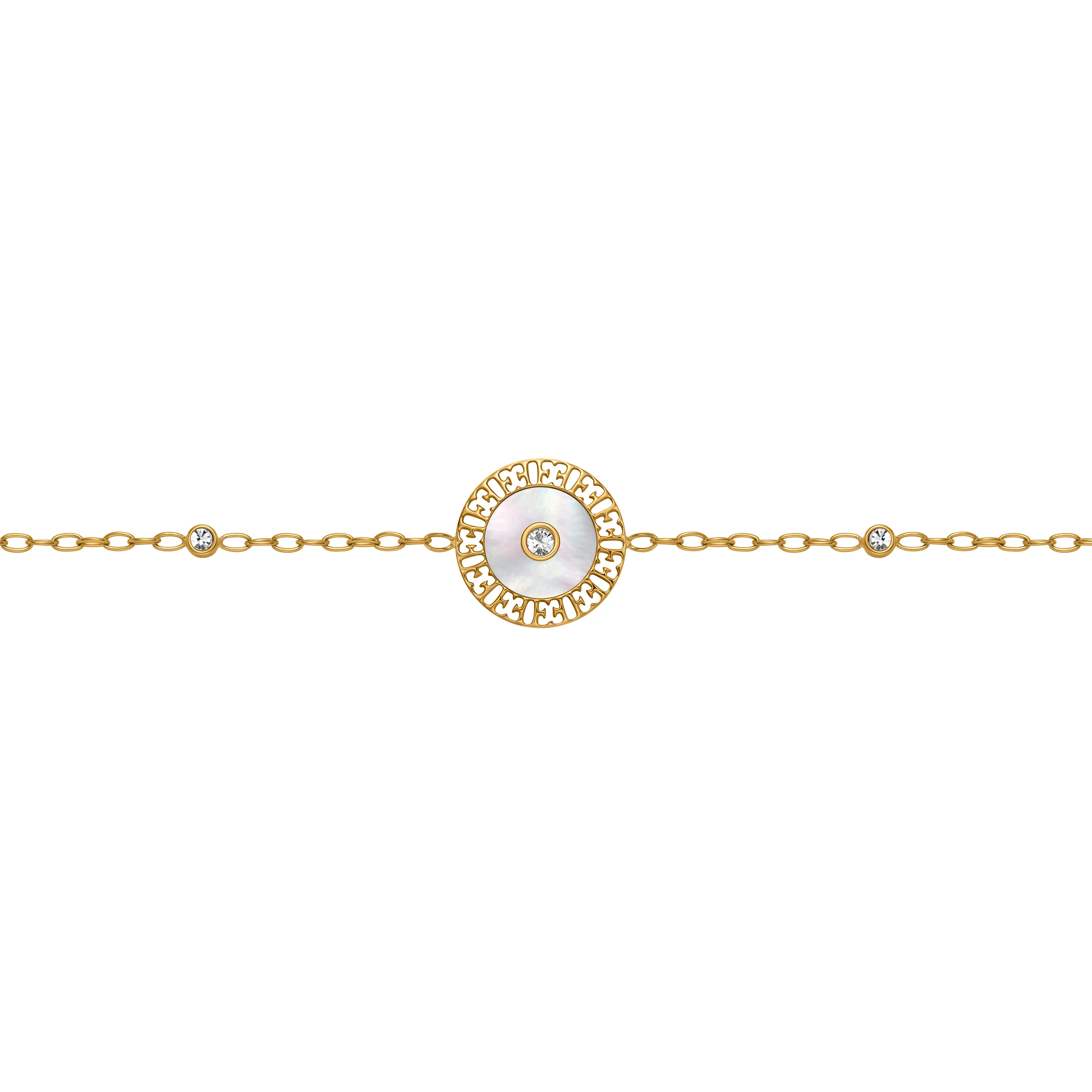 ESCADA NAOMI ROUND LOGO CUTOUT WITH MOP BRACELET - Image 2