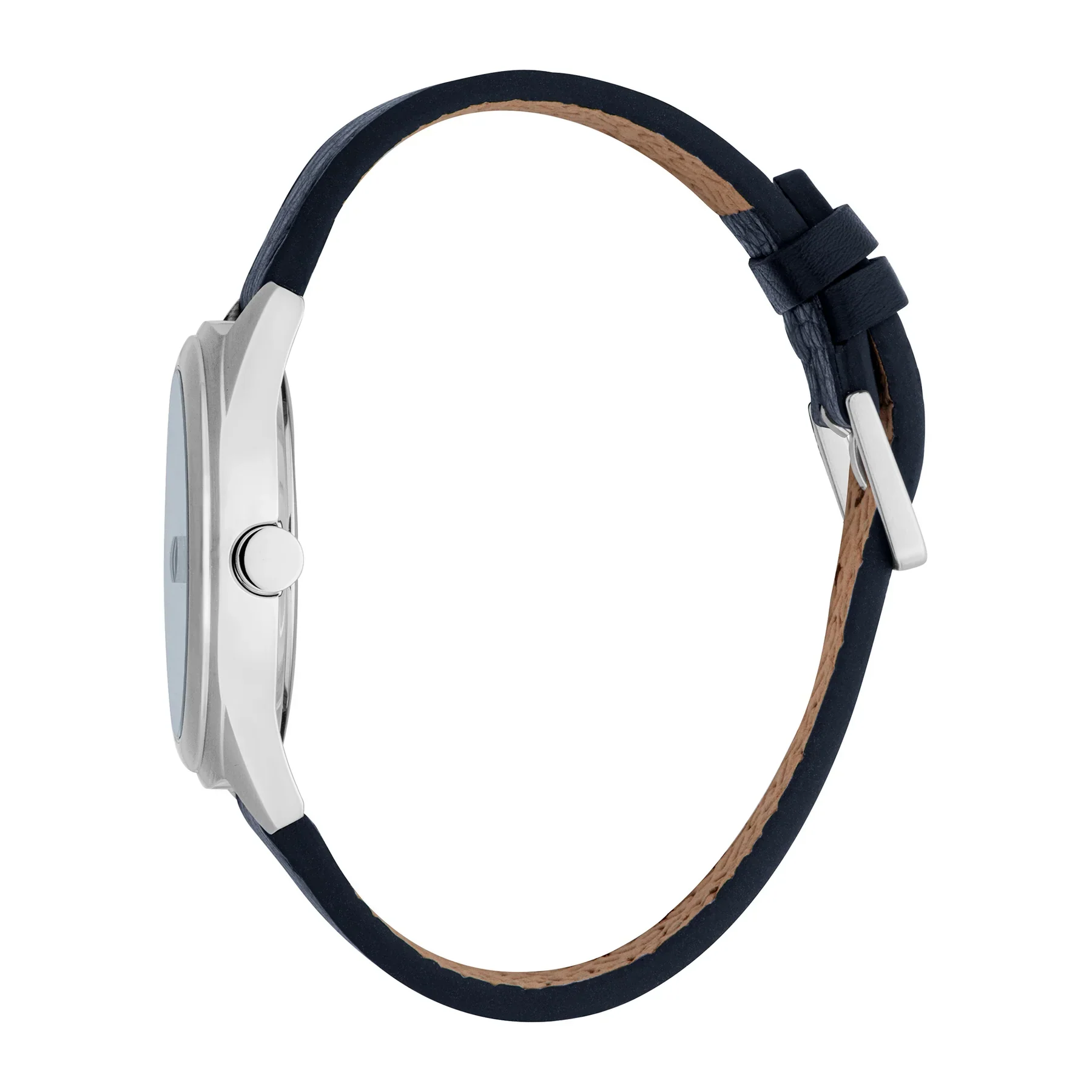Esprit Johnny II Gents Blue Dial Silver Stainless Steel Case Blue Leather Strap Watch - Image 2