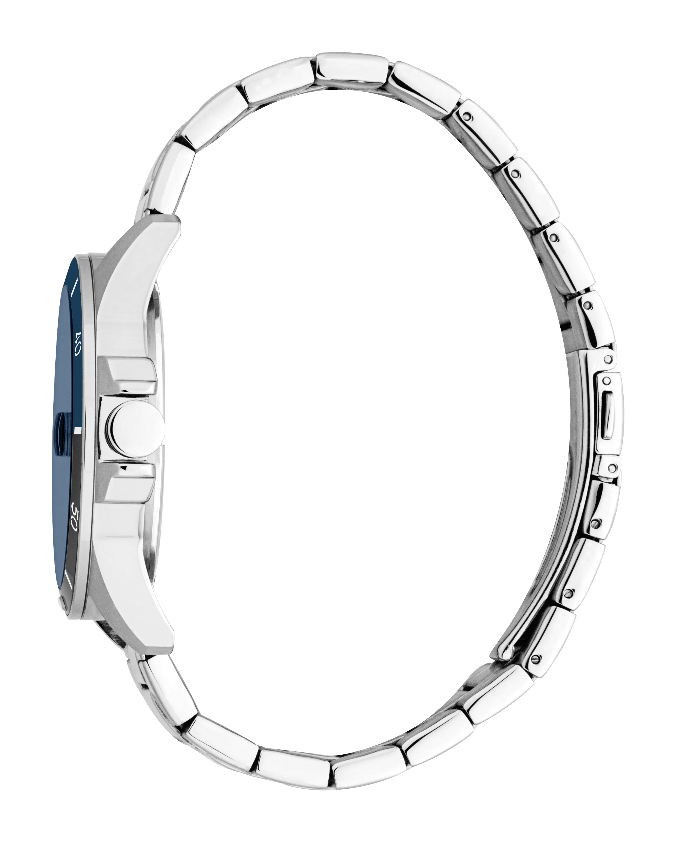 Esprit Men’s Blue Dial Watch – Stainless Steel Bracelet, Date Display, 10 ATM Water Resistant - Image 2