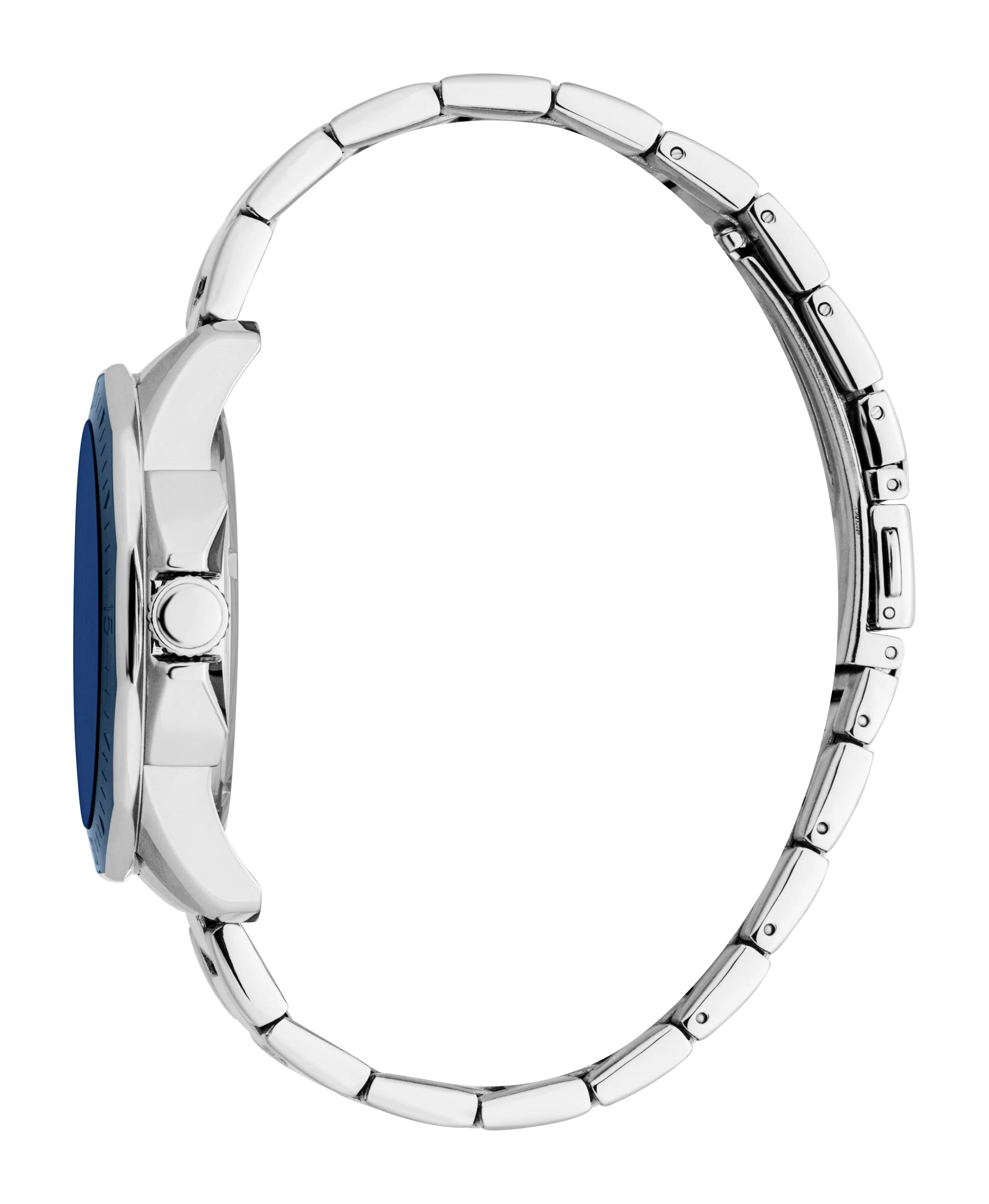 Esprit Men’s Octagon Blue Dial Watch – Stainless Steel Bracelet, 10 ATM Water Resistant - Image 2