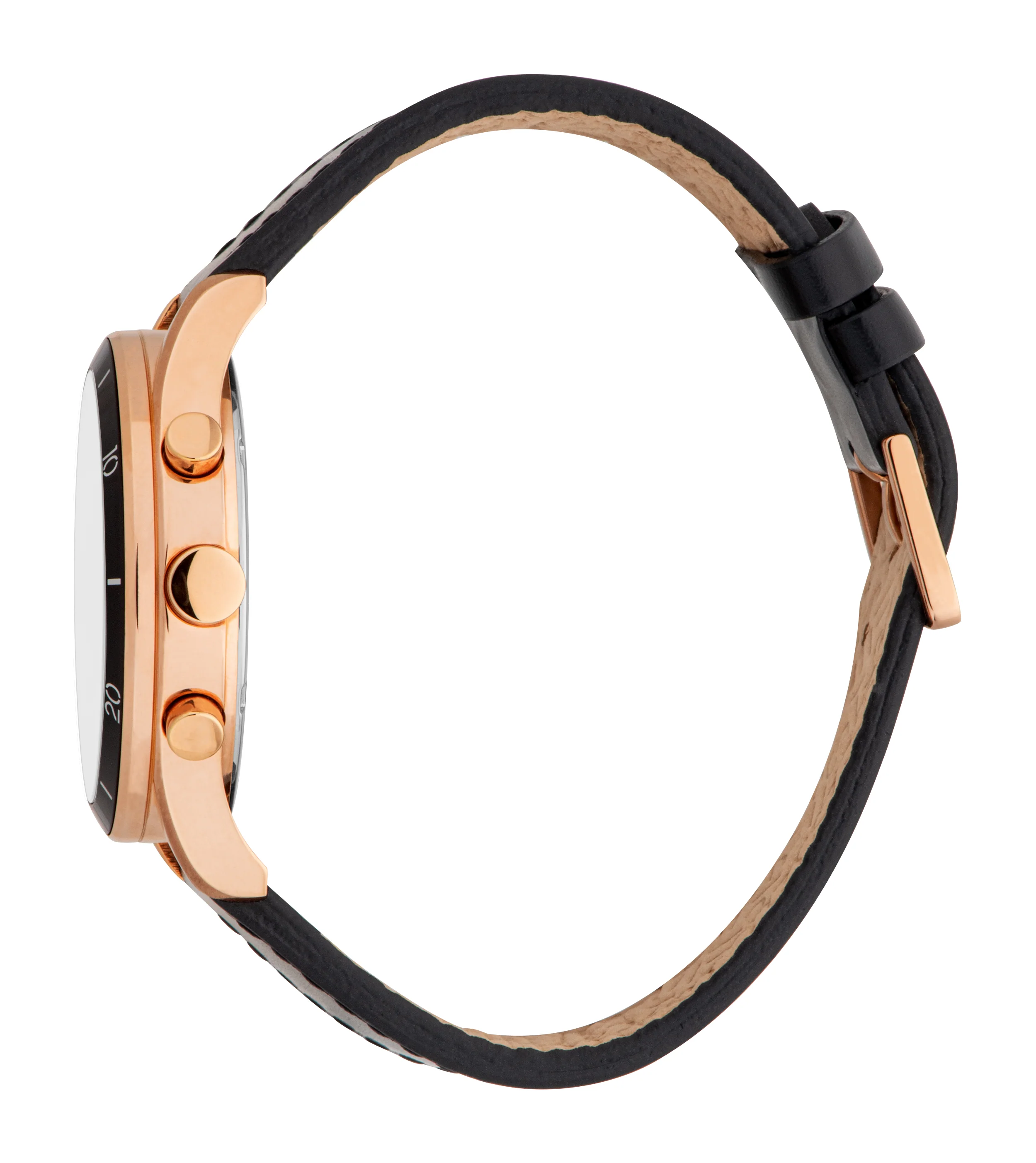 Esprit Men's Chronograph Rose Gold & Black Watch - Image 2