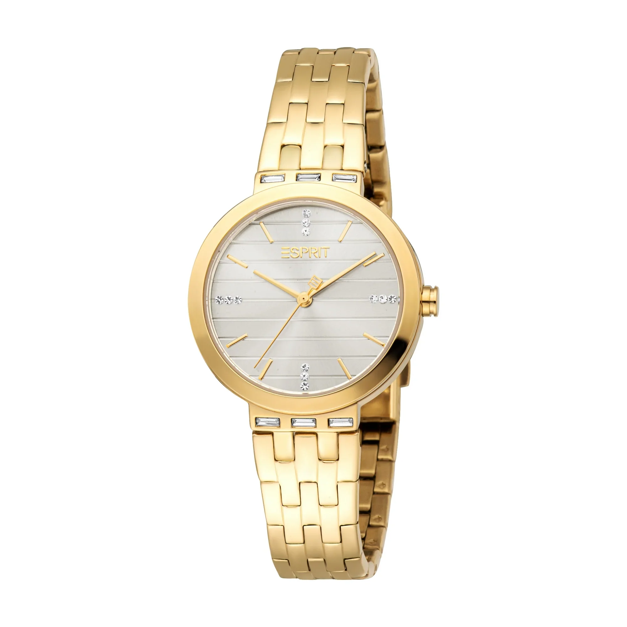Esprit Savannah Ladies Grey Dial Gold Watch & Jewellery Set - Image 2