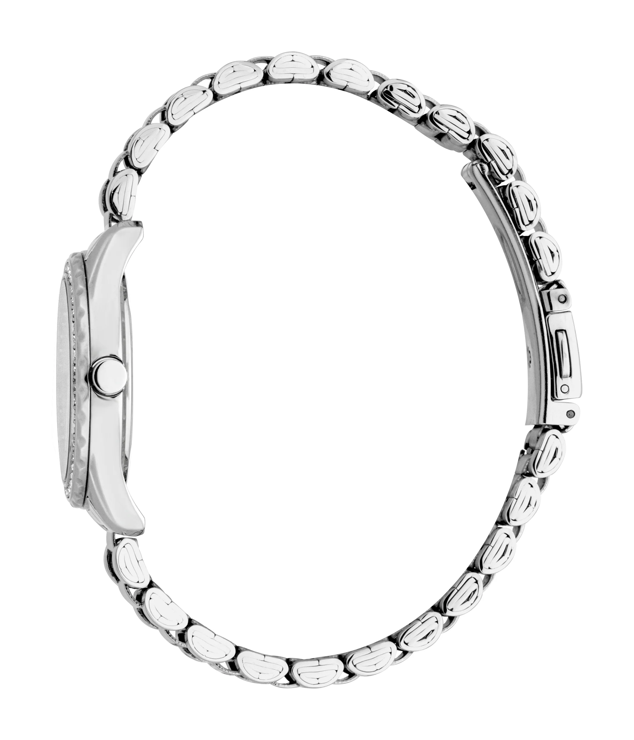 Esprit Women Embellished Dial & Stainless Steel Straps Analogue Watch - Image 2