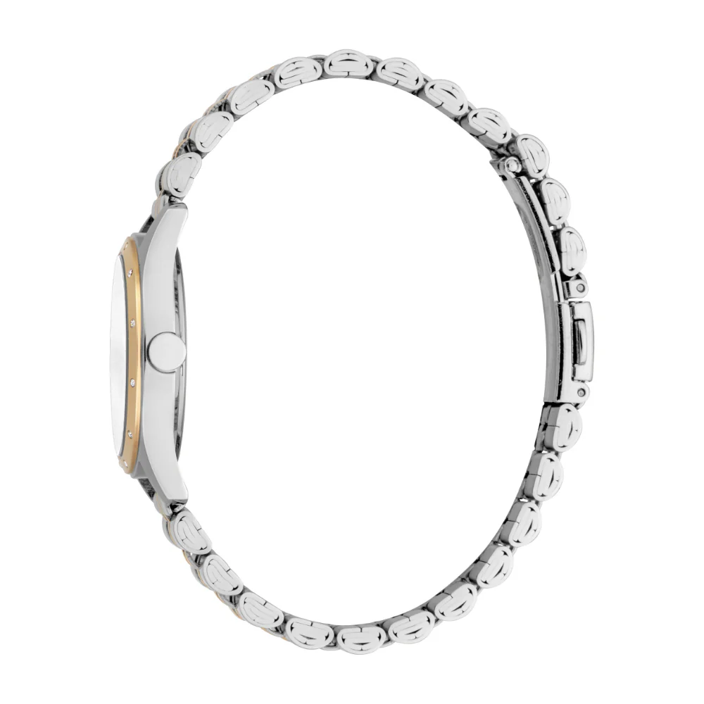 ESPRIT Women's Two Tone Silver & Gold Color Watch with Date Function - Image 3