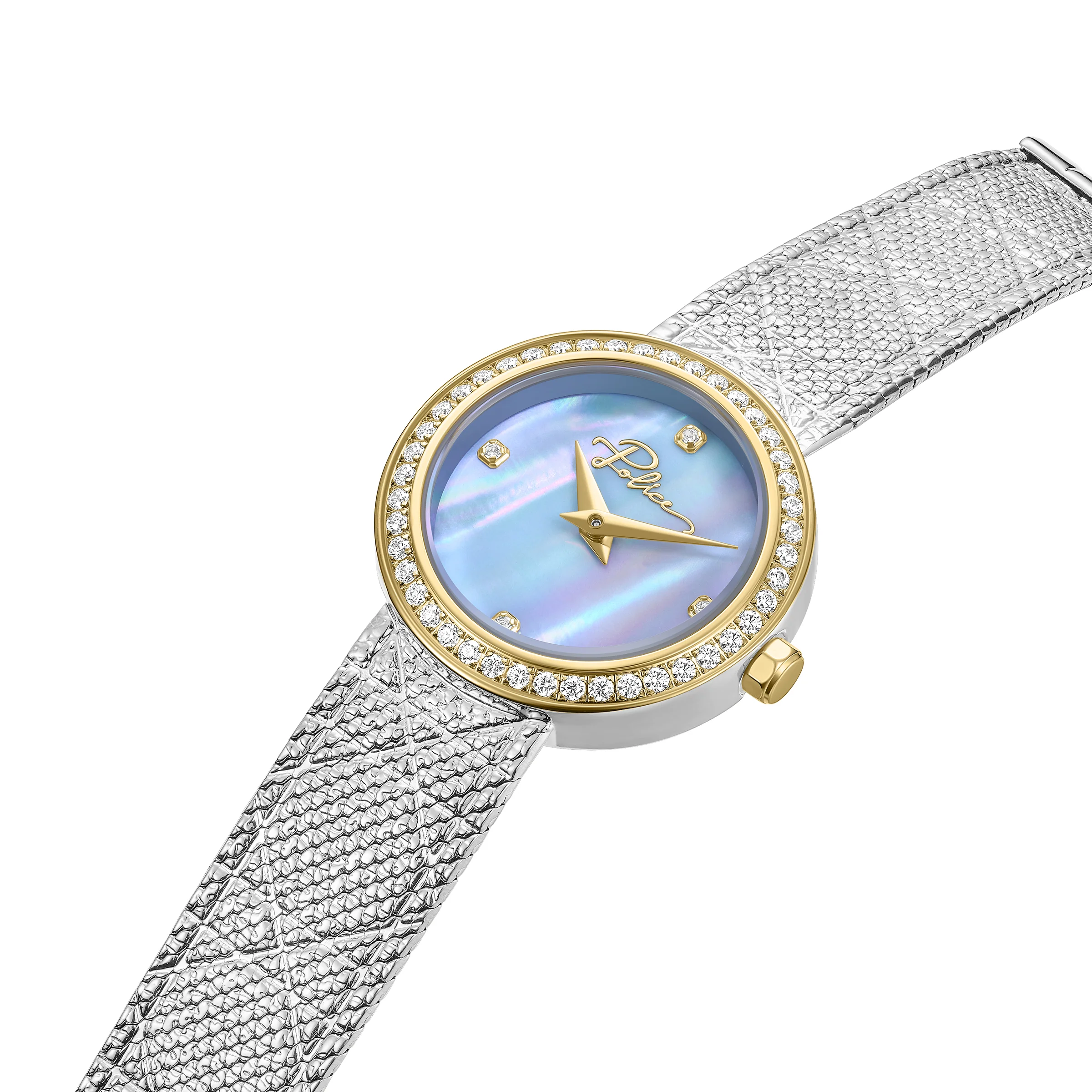 FLARE MOP Dial Mesh Strap Watch - Image 2