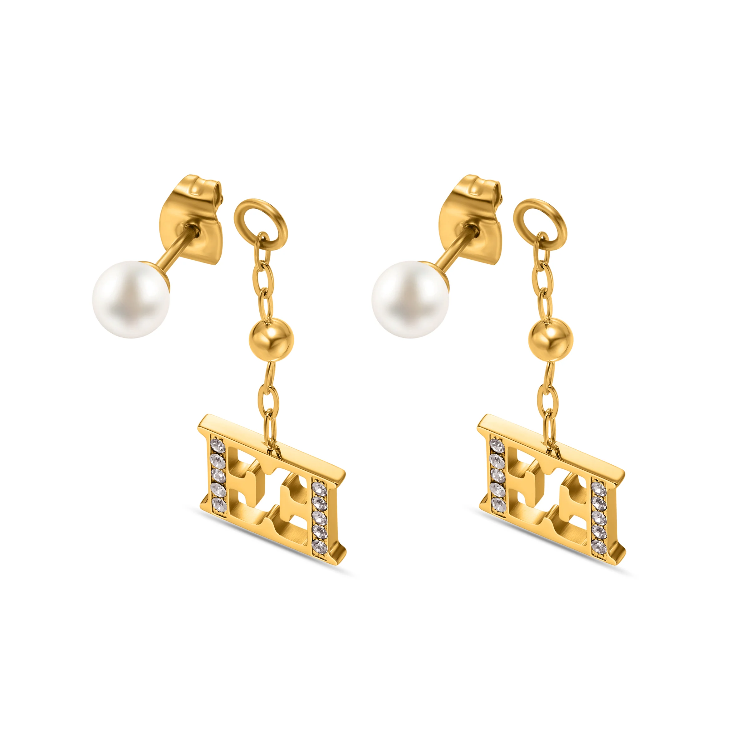 FLORENCE GP BEADS LOGO AND PEARLS ER - Image 2
