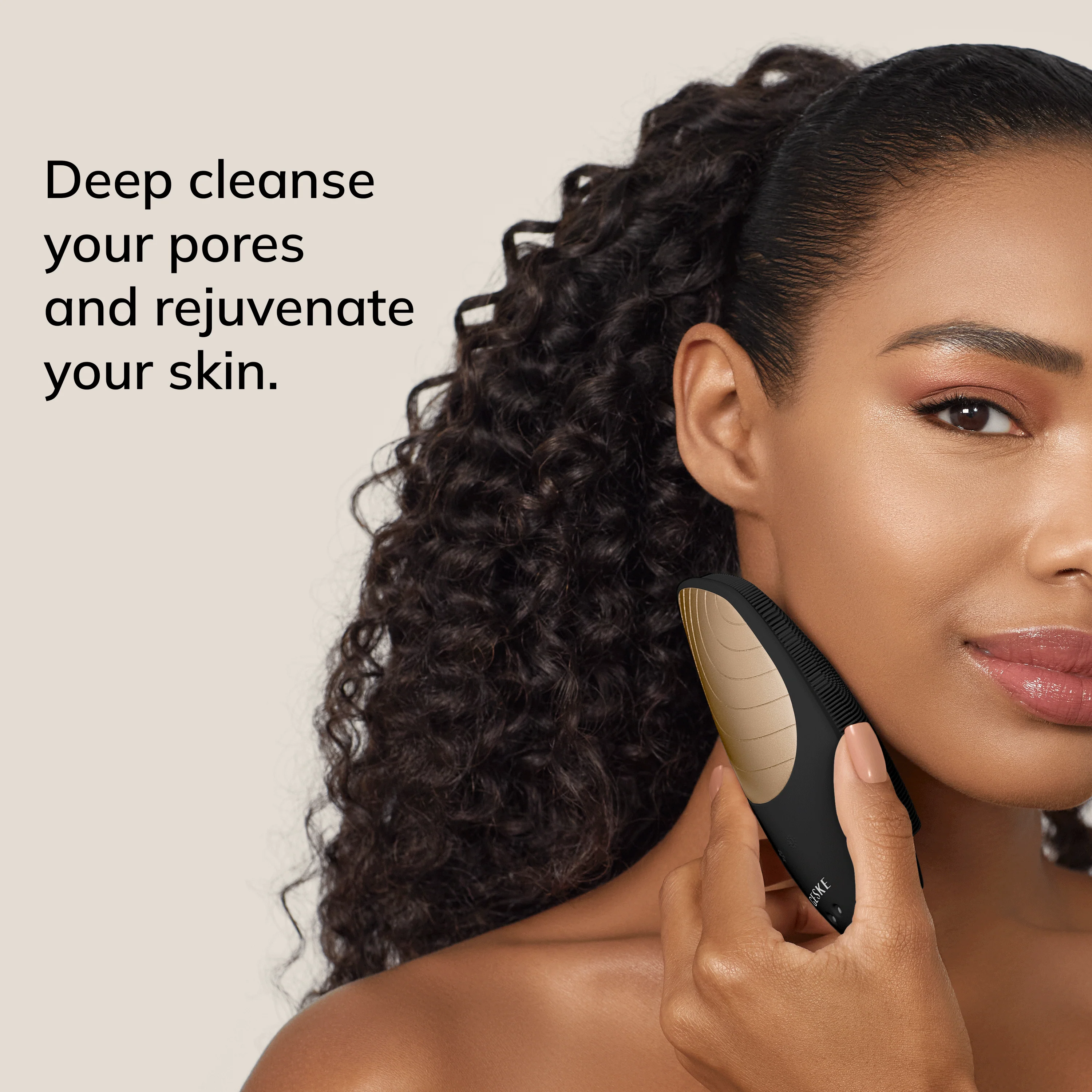 Geske Sonic Thermo Facial Brush | 6 in 1 - Gray - Image 4