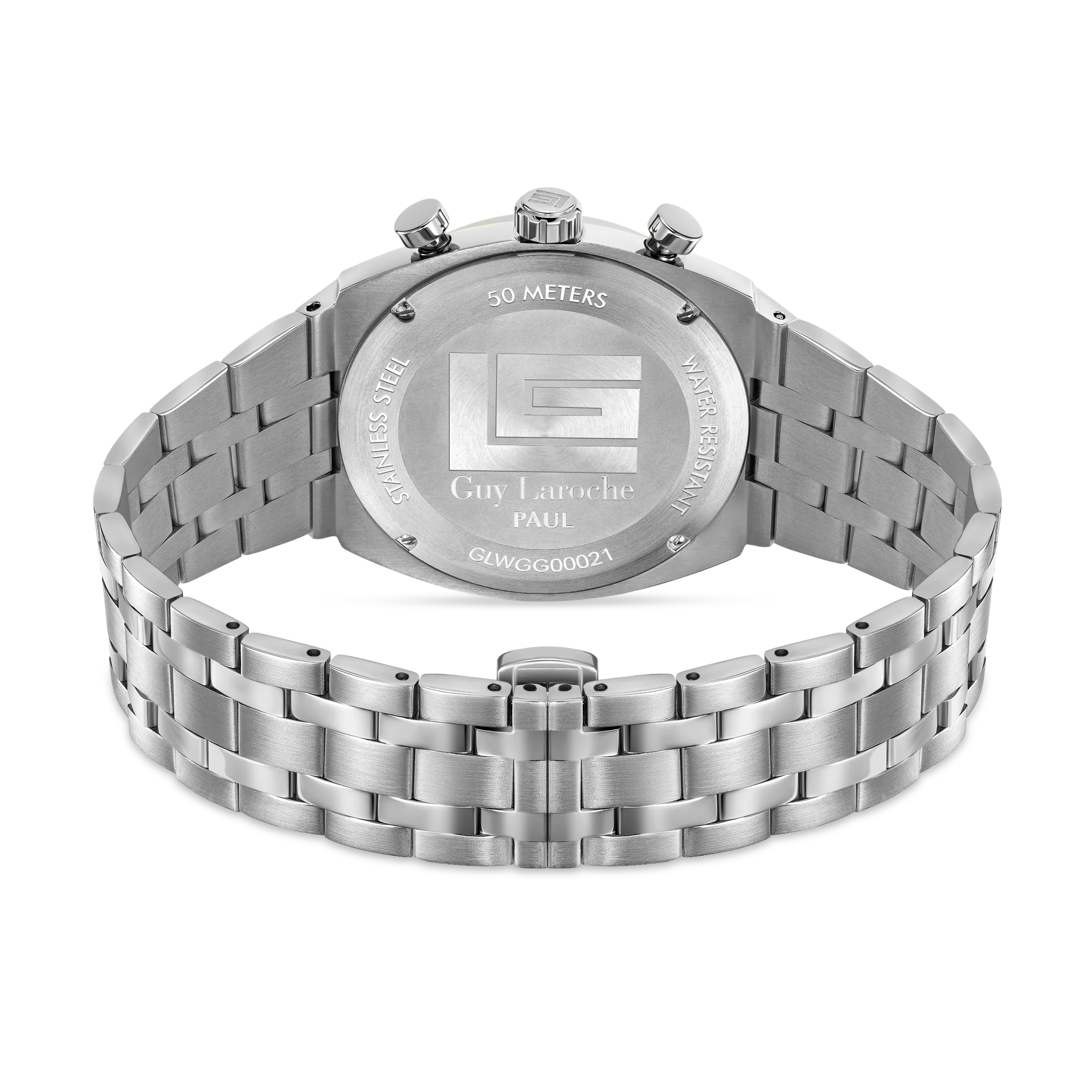 Guy Laroche Blue Pattern Dial Watch - Image 3