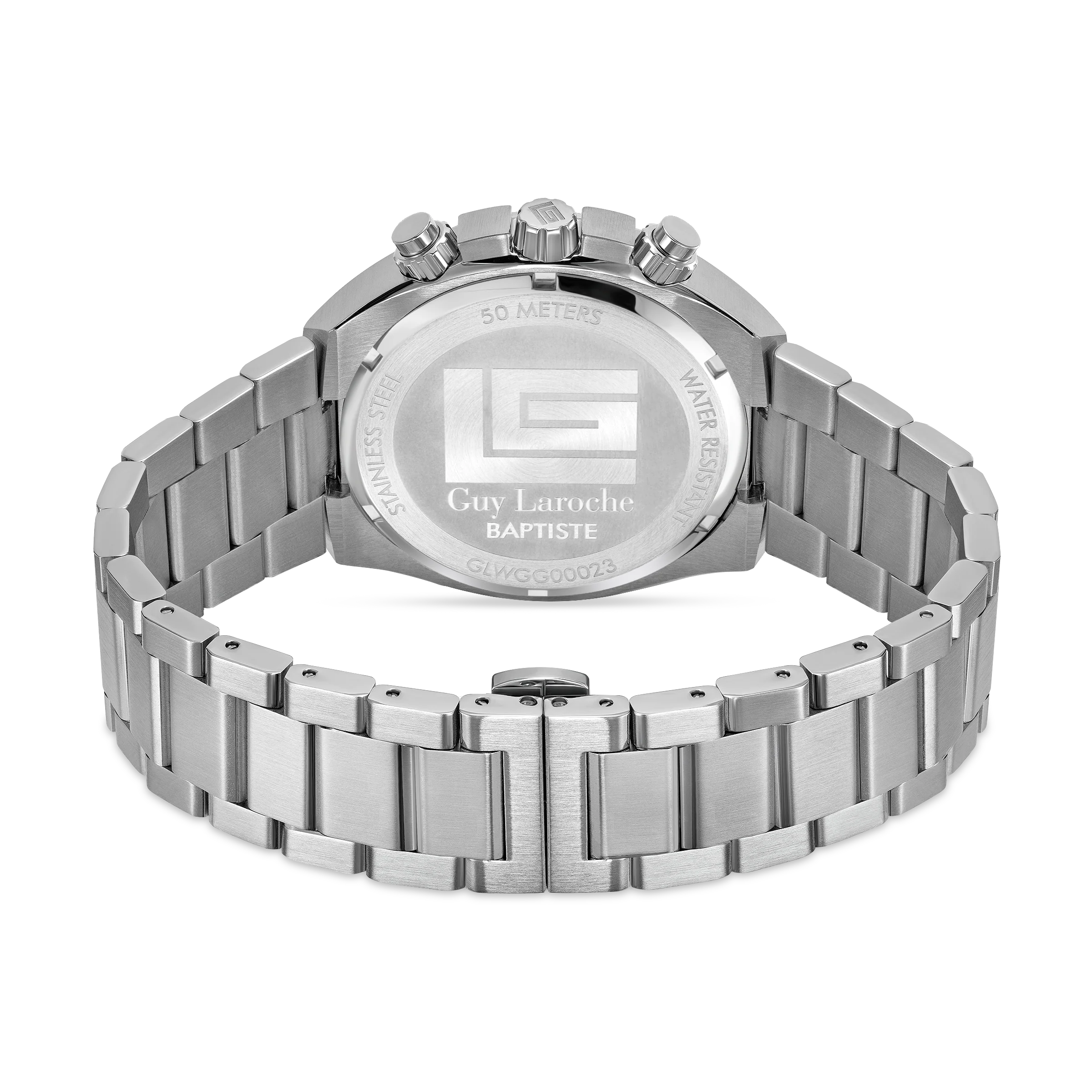 Guy Laroche Blue Sunray Dial Watch - Image 2
