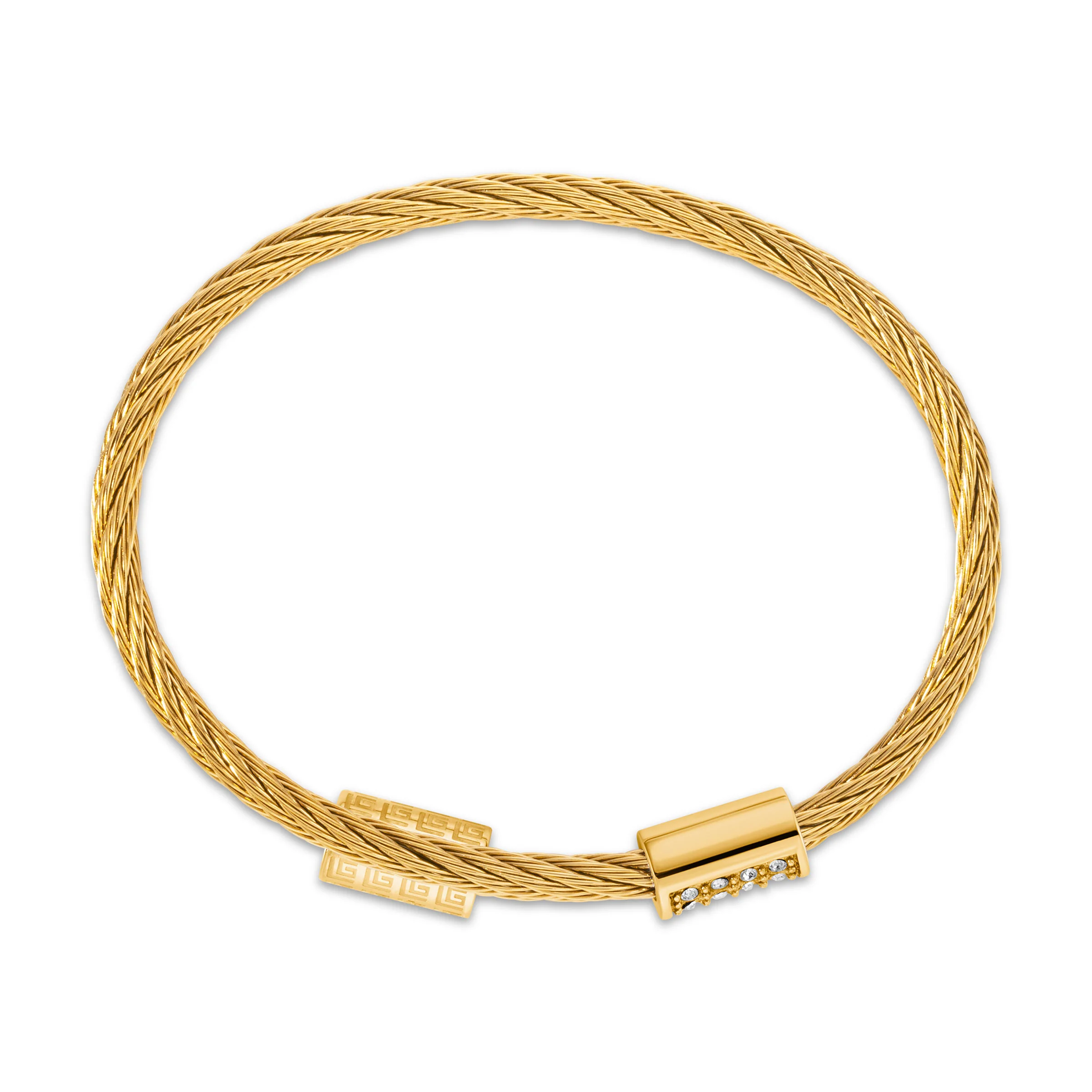Guy Laroche Camille Women Gold Magnetic Bangle - Image 3