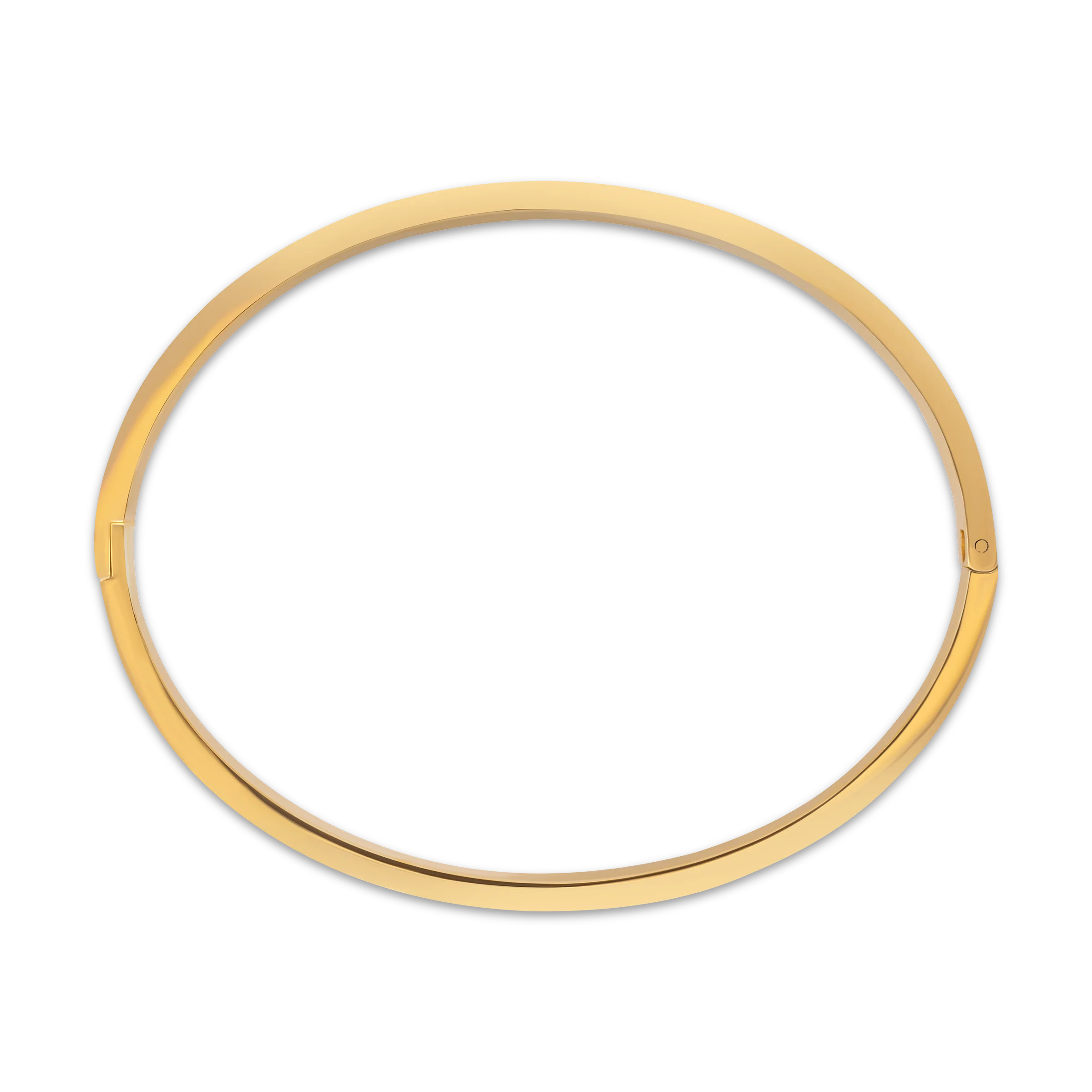 Guy Laroche Grace Ladies Gold Plated Bangle With Green Enamel & Crystals - Image 4