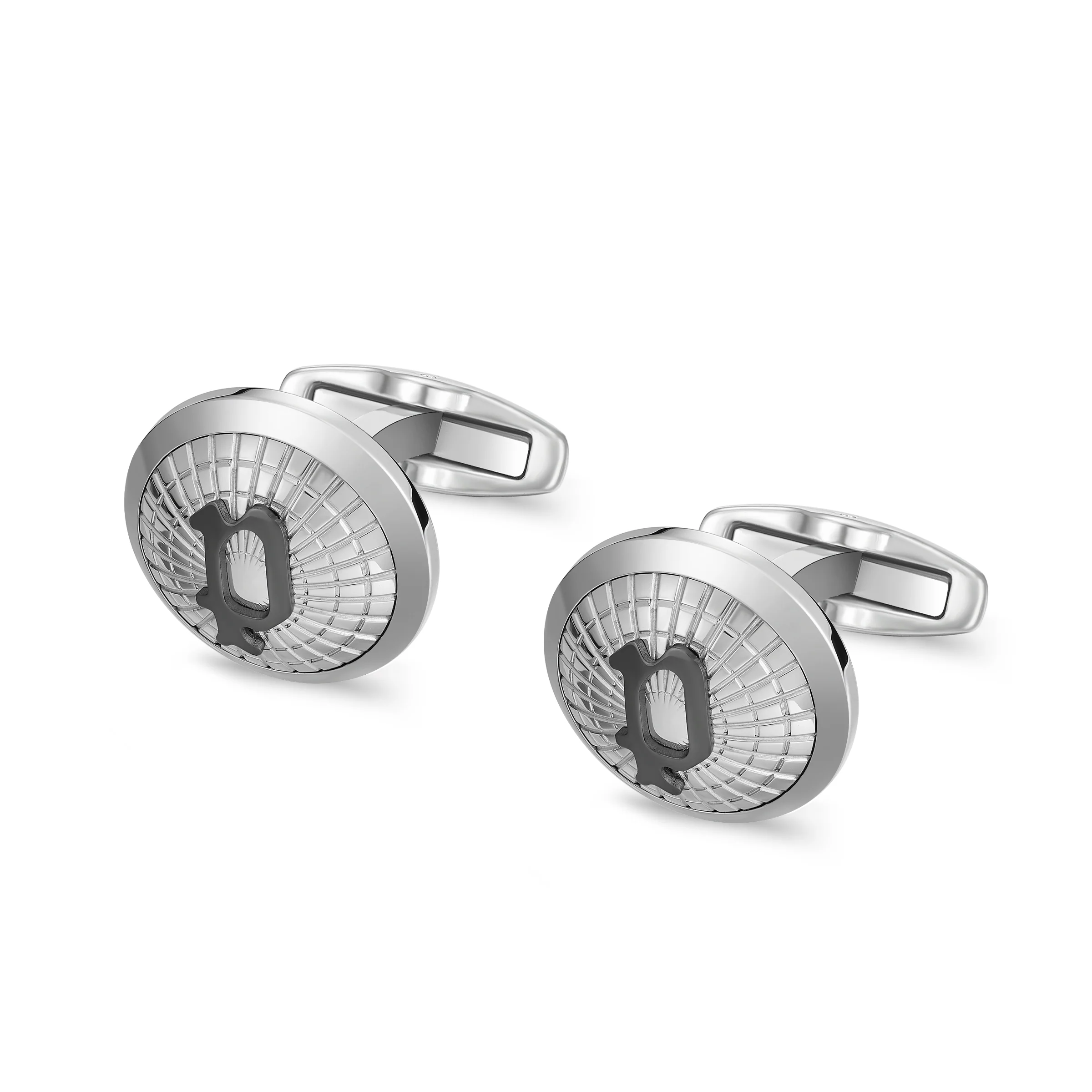 IPGUN P LOGO TEXTURED CUFFLINKS - Image 2