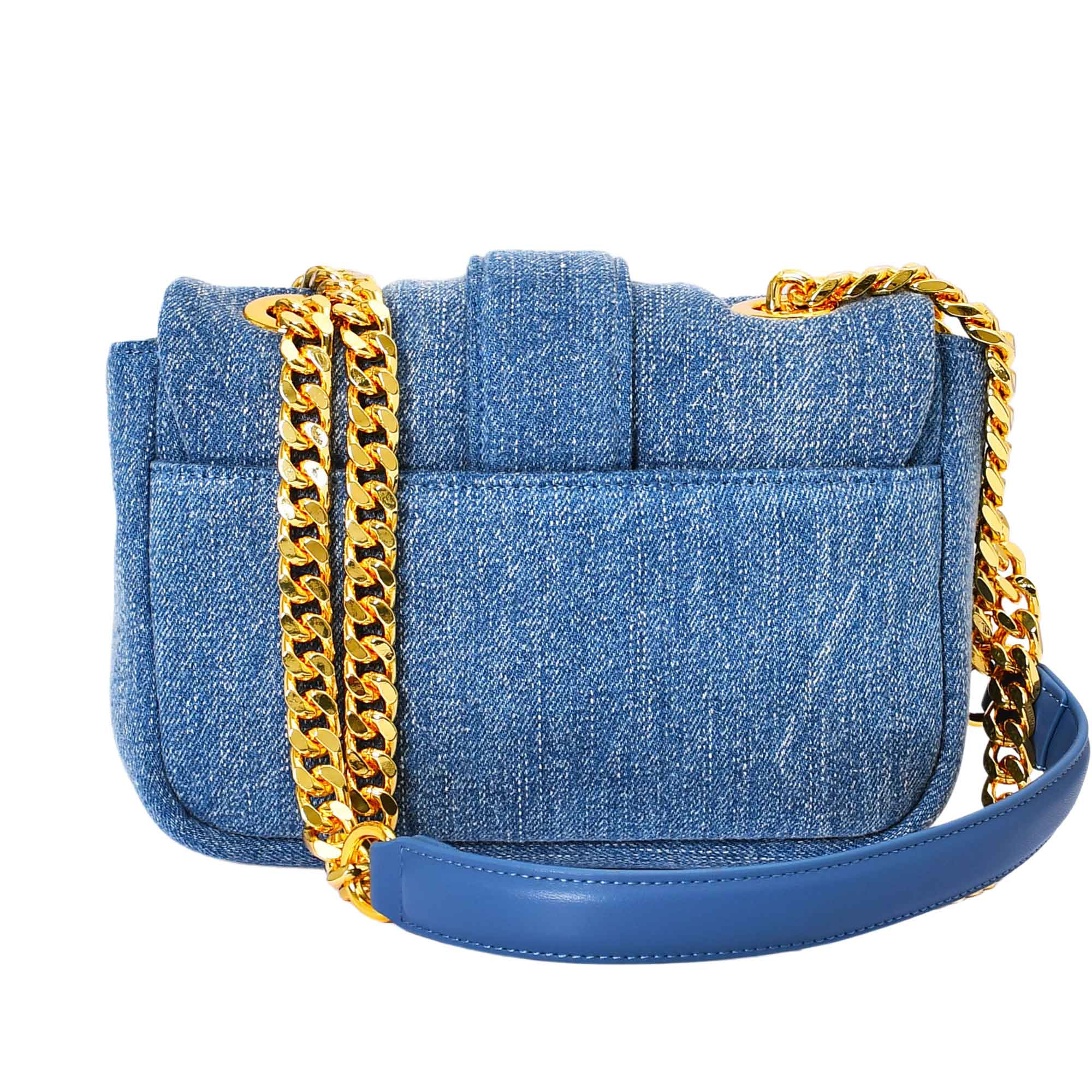 Just Cavalli Women's  Denim Snake-Detail Shoulder Bag - Image 2