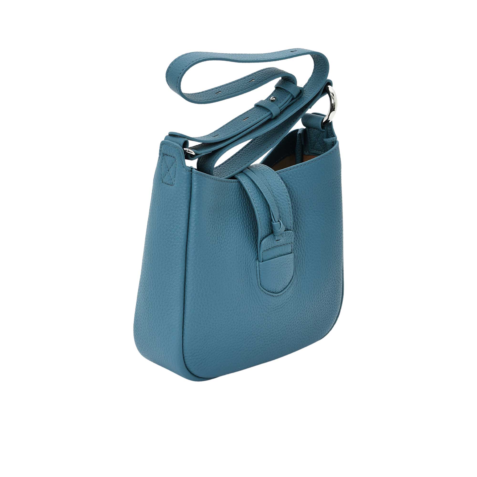 Karisma Leather Bucket Bag with Top Handle - Image 5