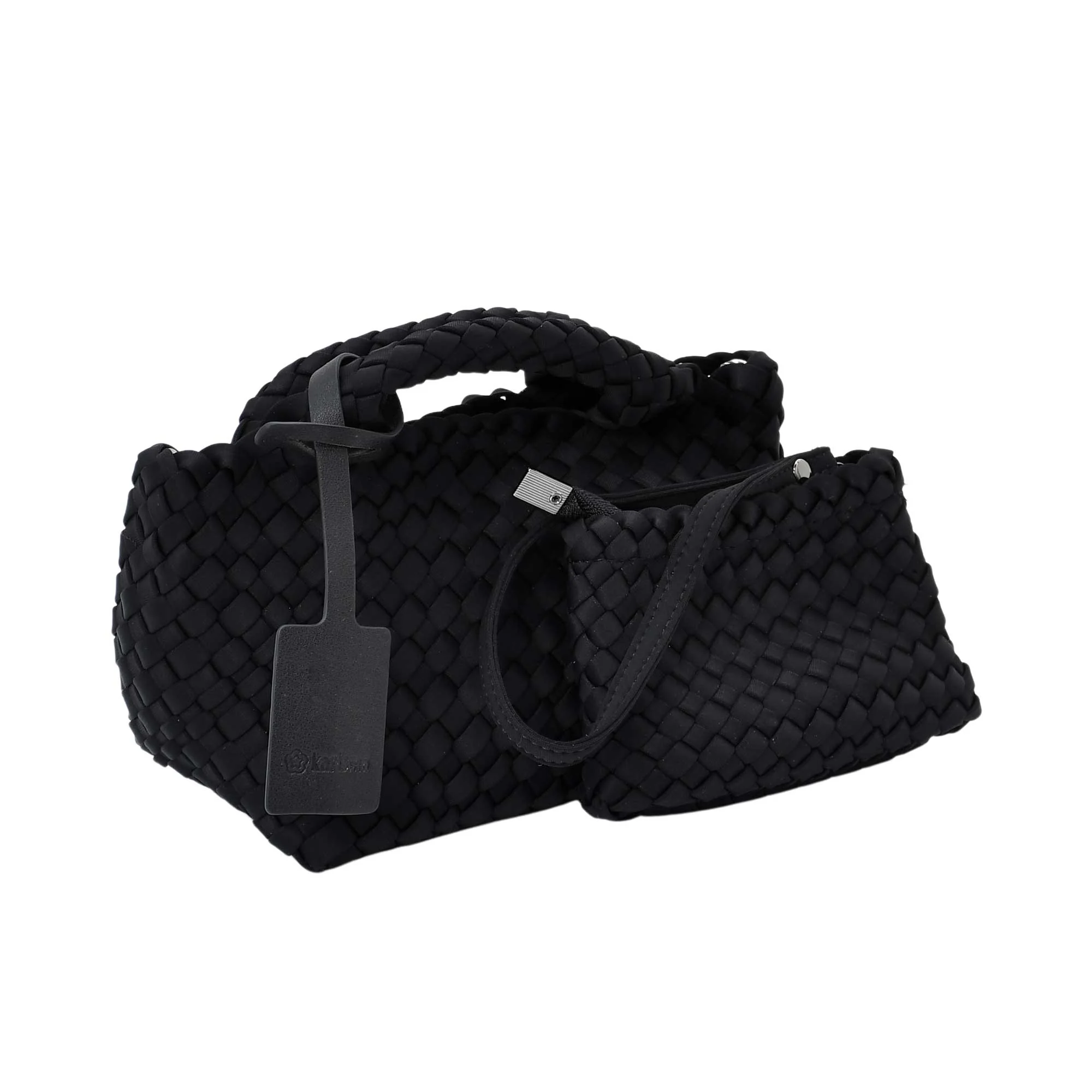 Karisma Woven Handbag with Matching Zip Pouch - Image 2