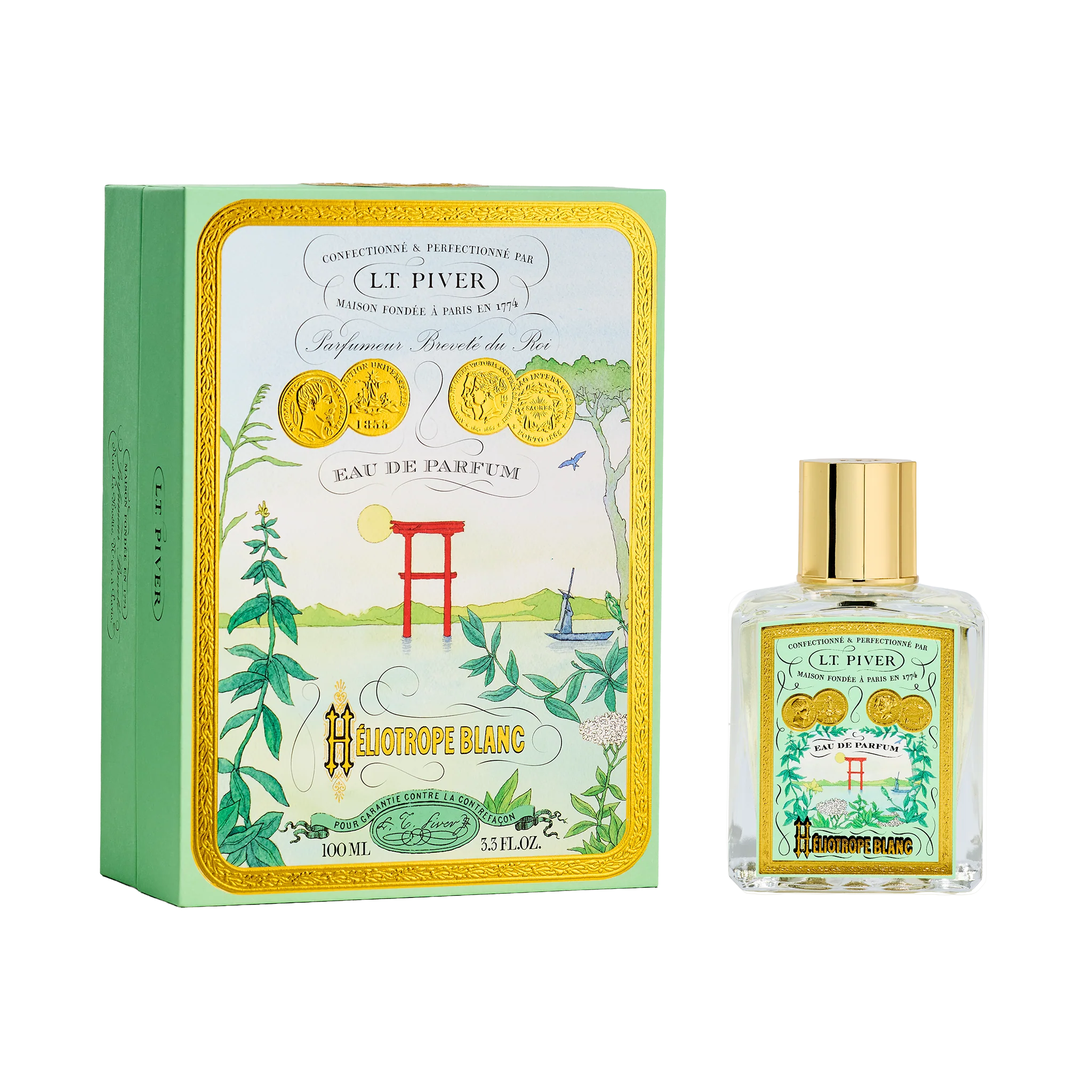 L.T. Piver Heliotrope Blanc Eau de Parfum 100ml - Image 2