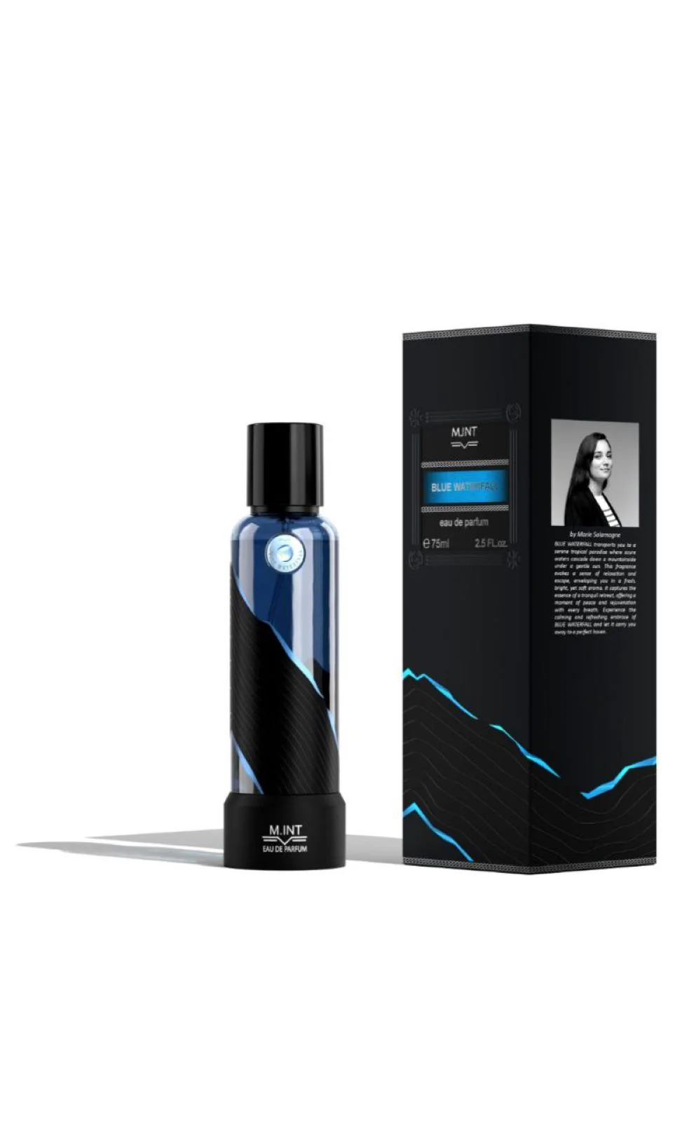 M.INT Blue Waterfall Eau de Parfum 75ml - Image 2