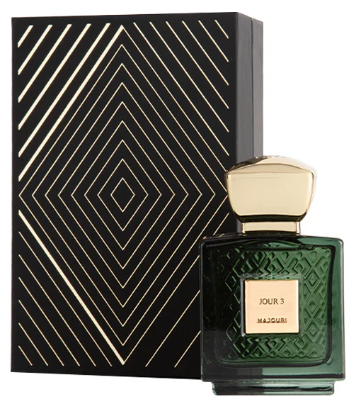 Majouri Jour 3 Perfume In Dark Green EDP 75ml - Image 2