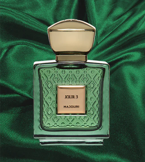 Majouri Jour 3 Perfume In Dark Green EDP 75ml - Image 3