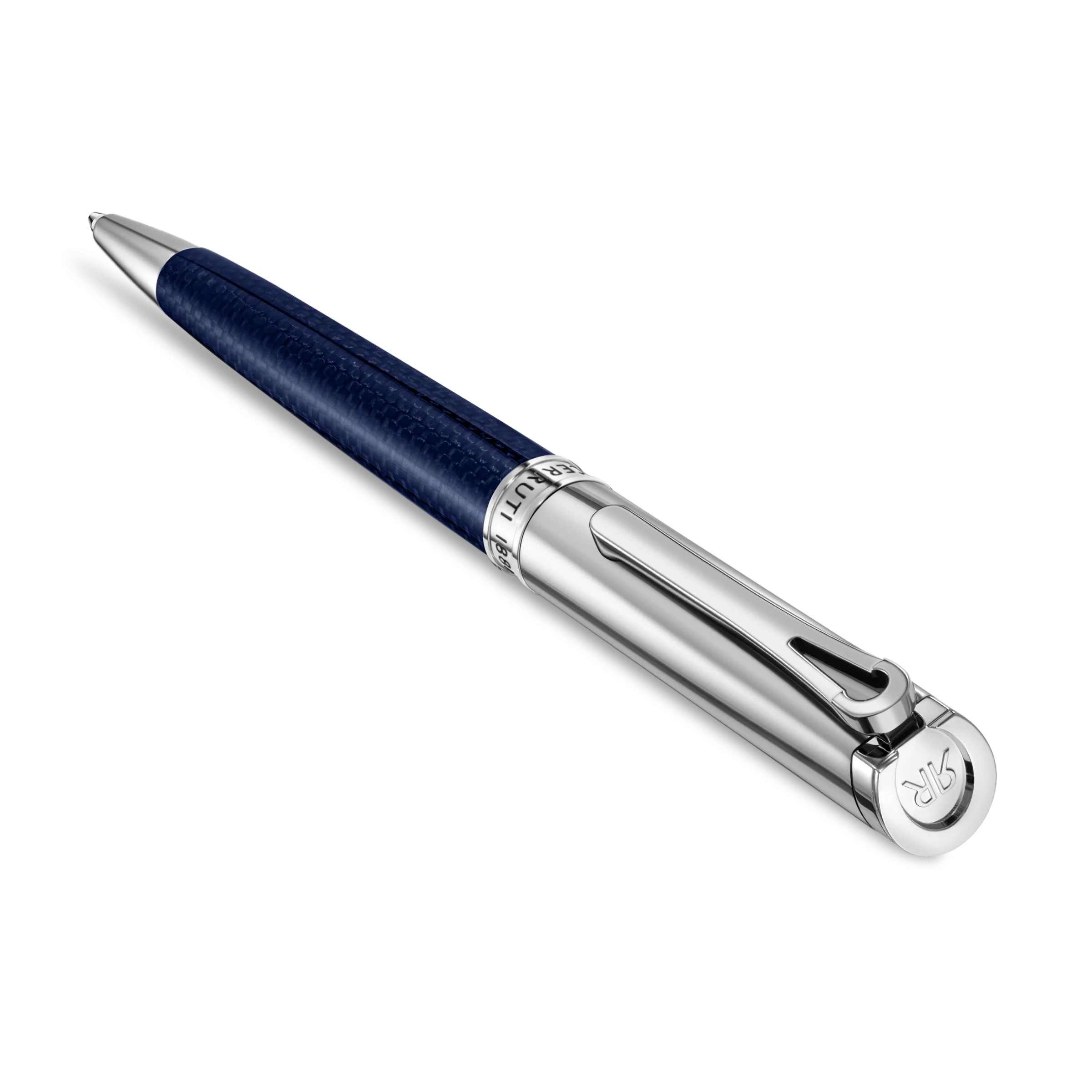MARCO HALF AND HALF BLUE CARBON FIBER PEN - Image 2