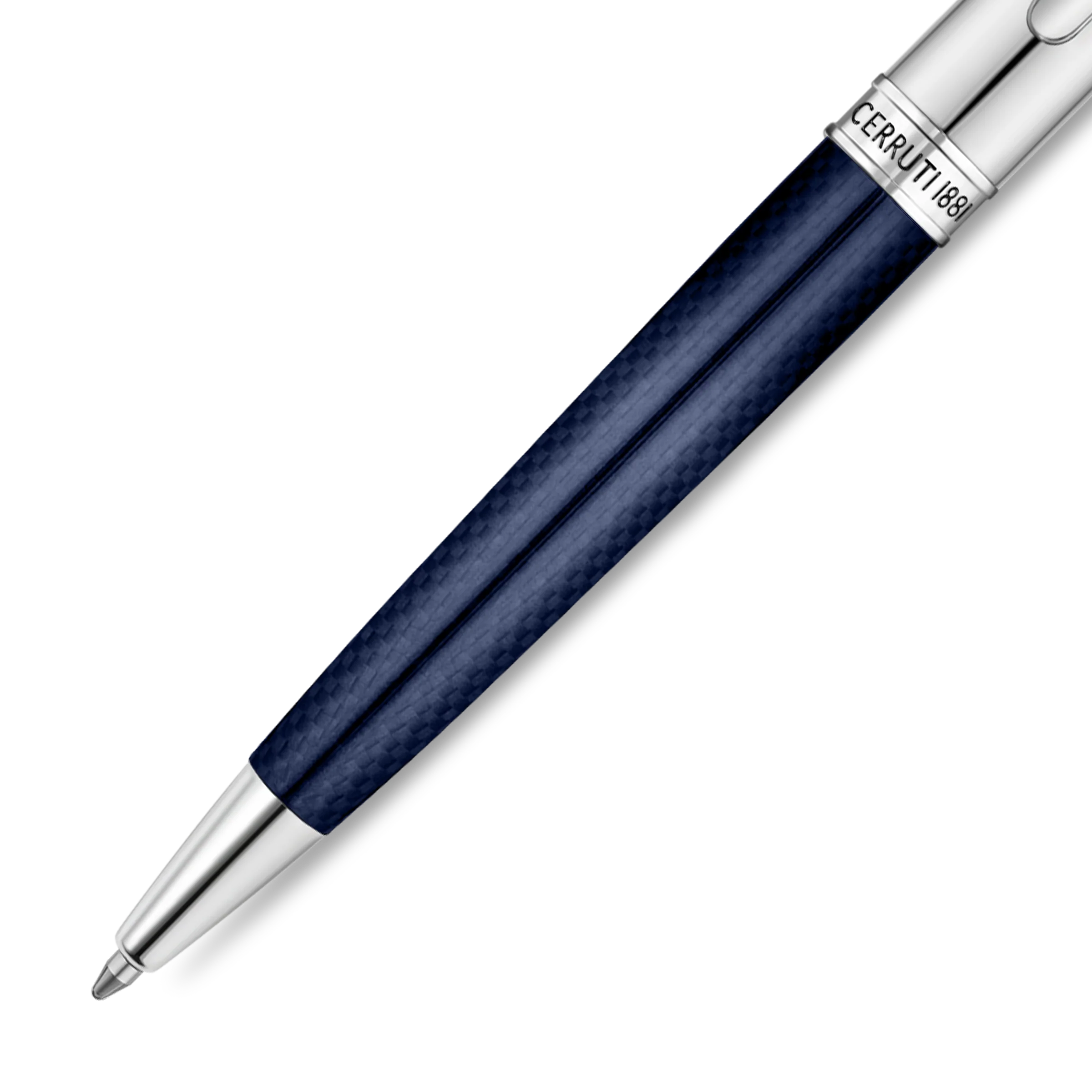 MARCO HALF AND HALF BLUE CARBON FIBER PEN - Image 3