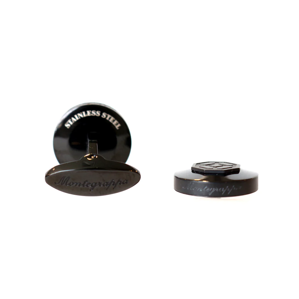 Montegrappa Signore Cufflinks Black Finish - Image 3