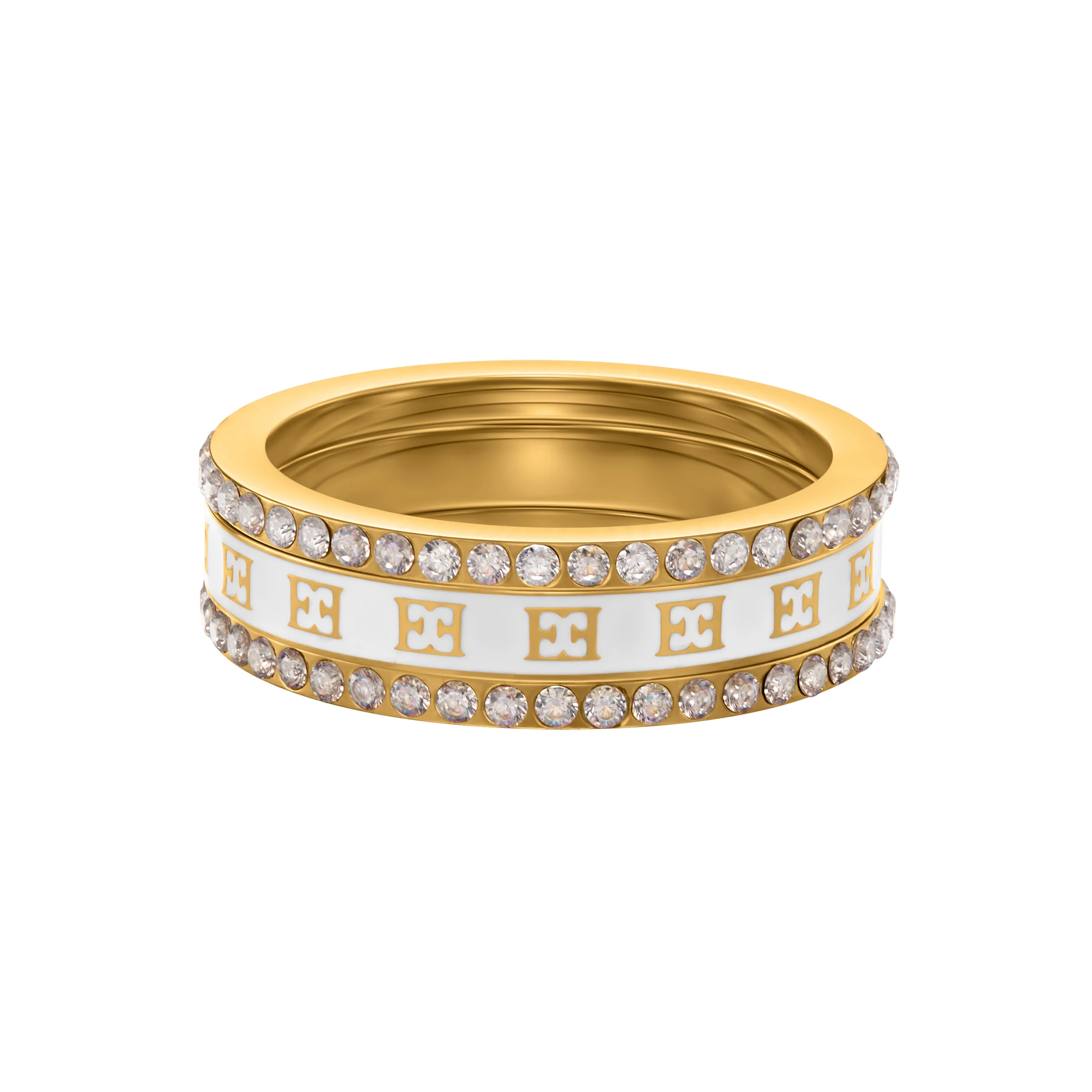 MOP RING WITH ESCADA LOGO 54 - Image 2