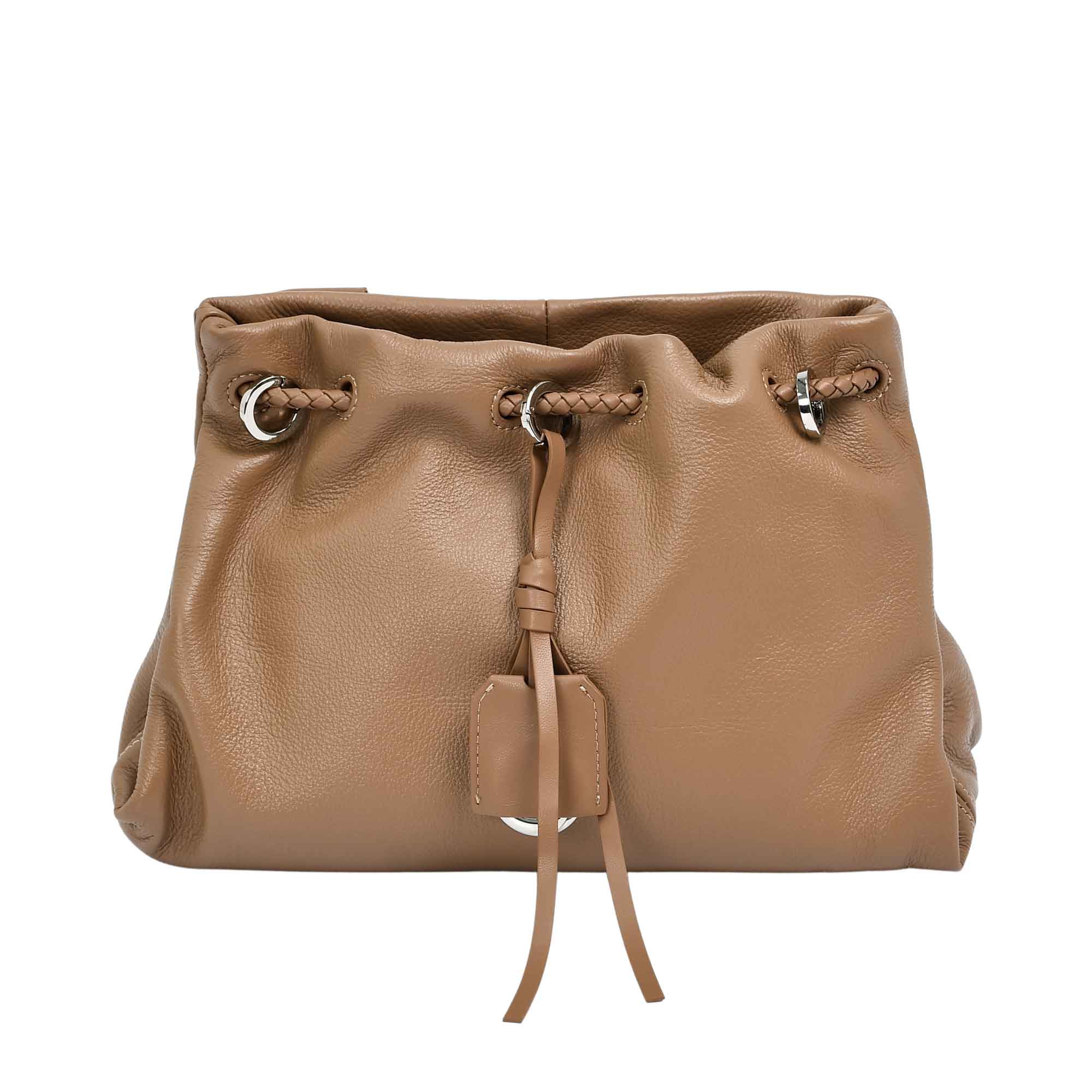 MUNI Lady Leather Drawstring Bag - Image 2