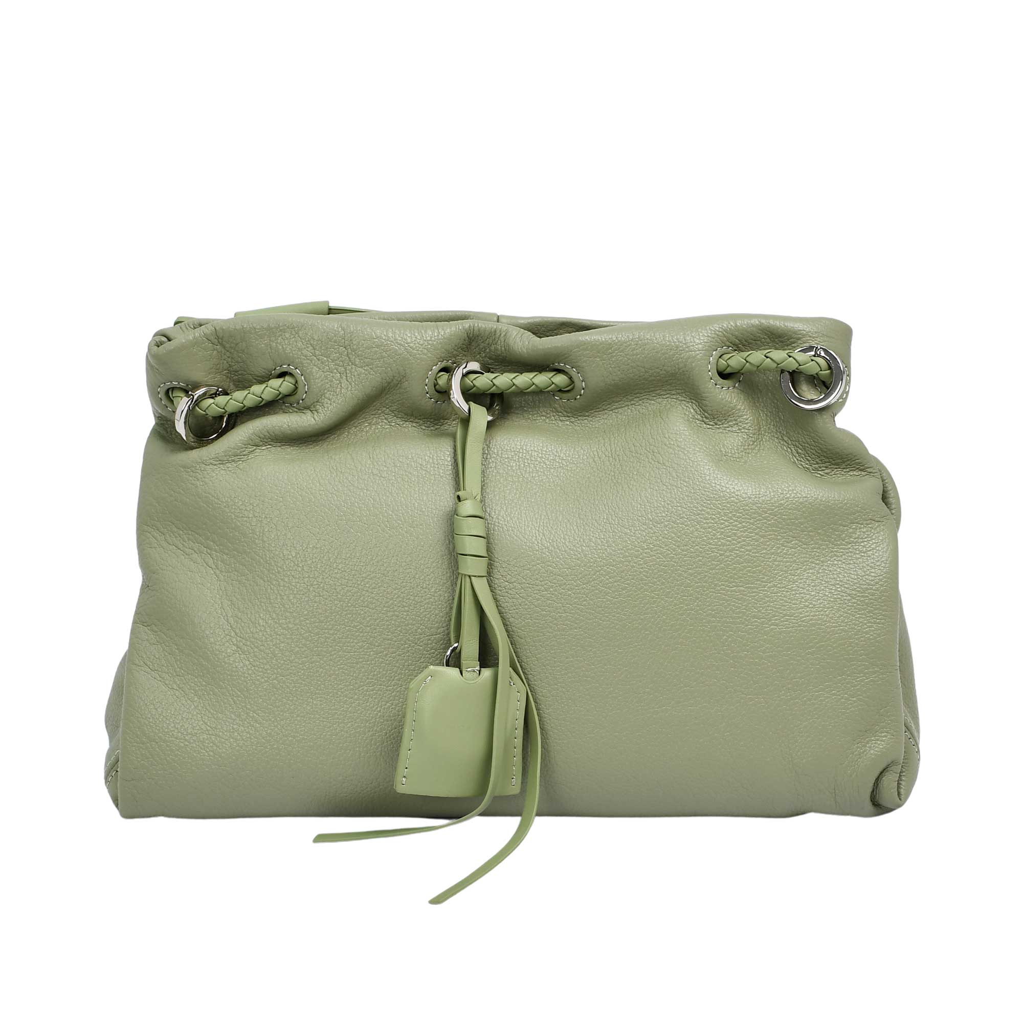 MUNI Lady Leather Drawstring Bag - Image 4