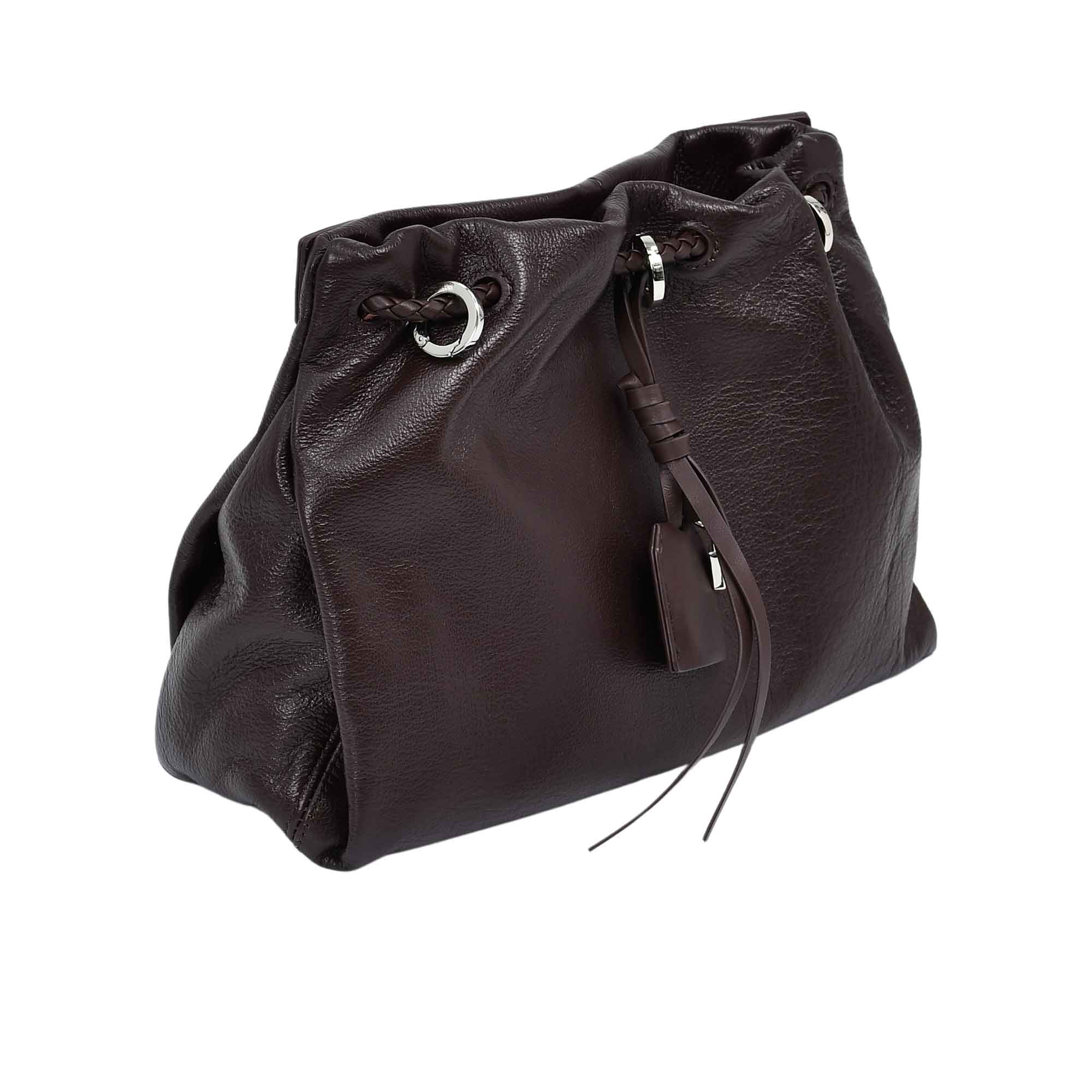 MUNI Lady Leather Drawstring Bag - Image 5
