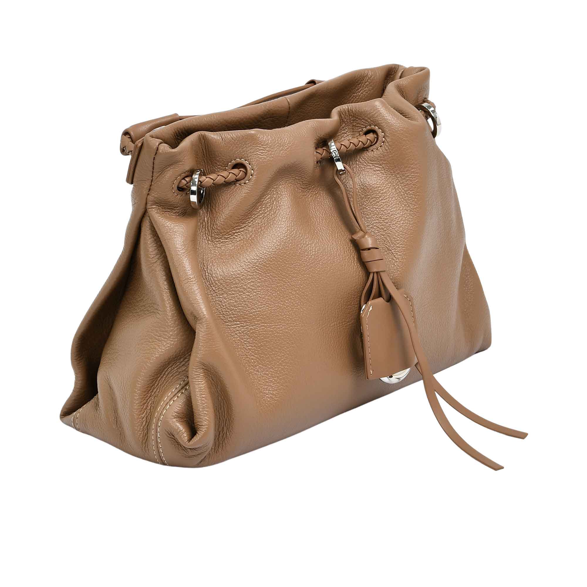 MUNI Lady Leather Drawstring Bag - Image 9