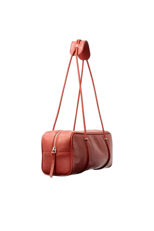 By Far Women's Kimberly Blood Red Nappa Leather Shoulder Bag - Image 3