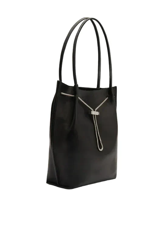 By Far Women's Kayla Black Lambskin Leather Shoulder Bag - Image 2
