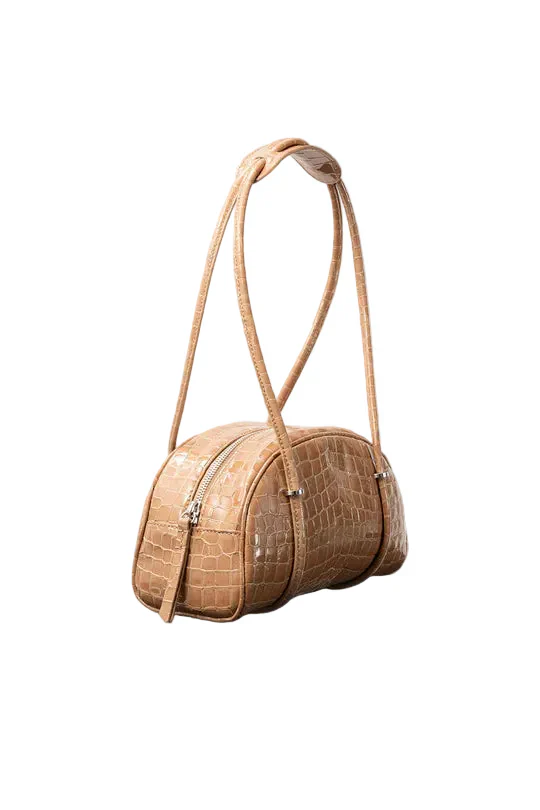 By Far Women's Kimberly Bowler Croco-Embossed Leather Shoulder Bag - Image 2