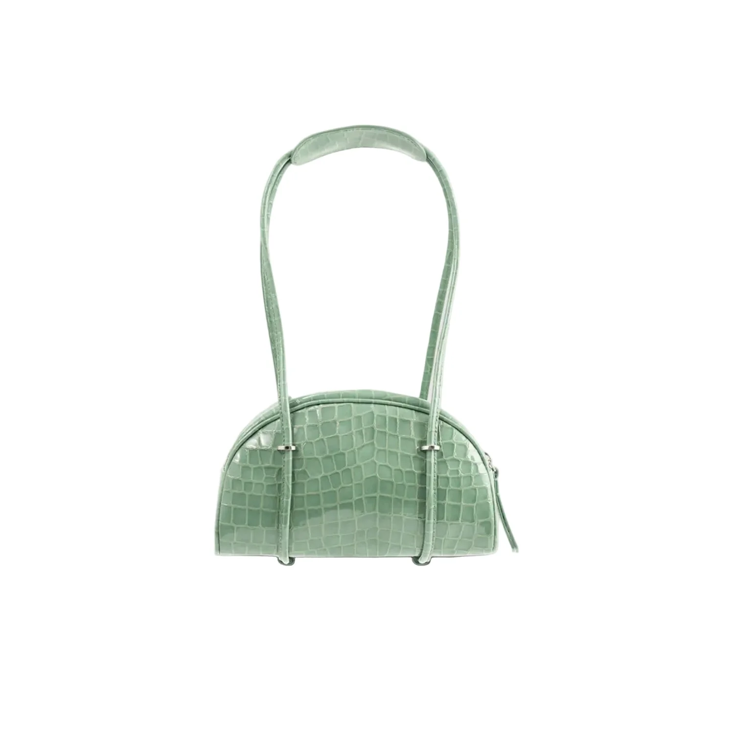 By Far Women's Kimberly Bowler Croco-Embossed Leather Shoulder Bag - Image 3