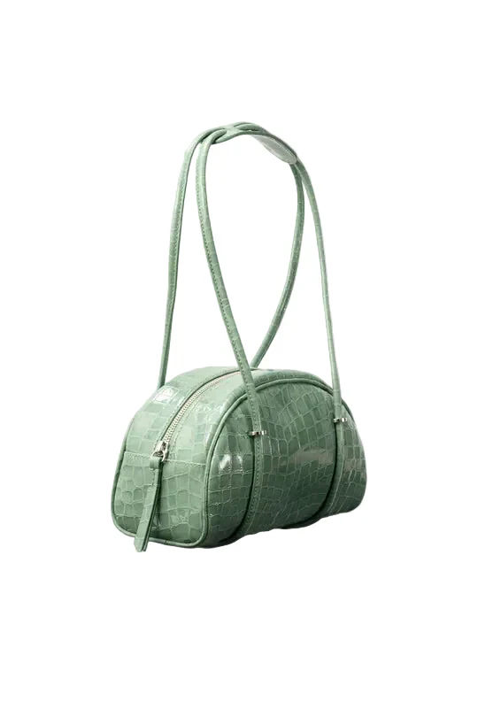 By Far Women's Kimberly Bowler Croco-Embossed Leather Shoulder Bag - Image 4
