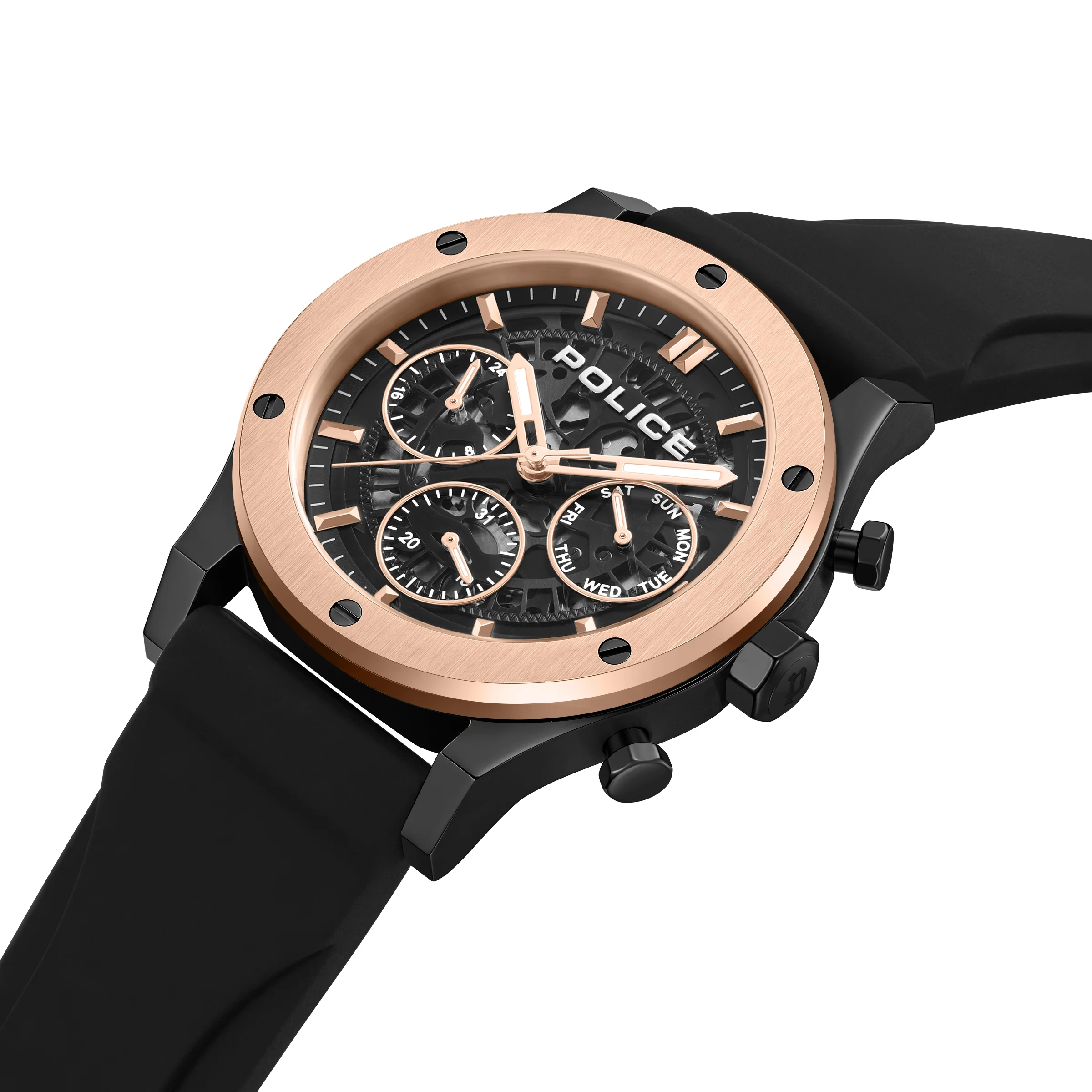 Notty Multifunction Chronograph Watch with Brown Dial - Image 2