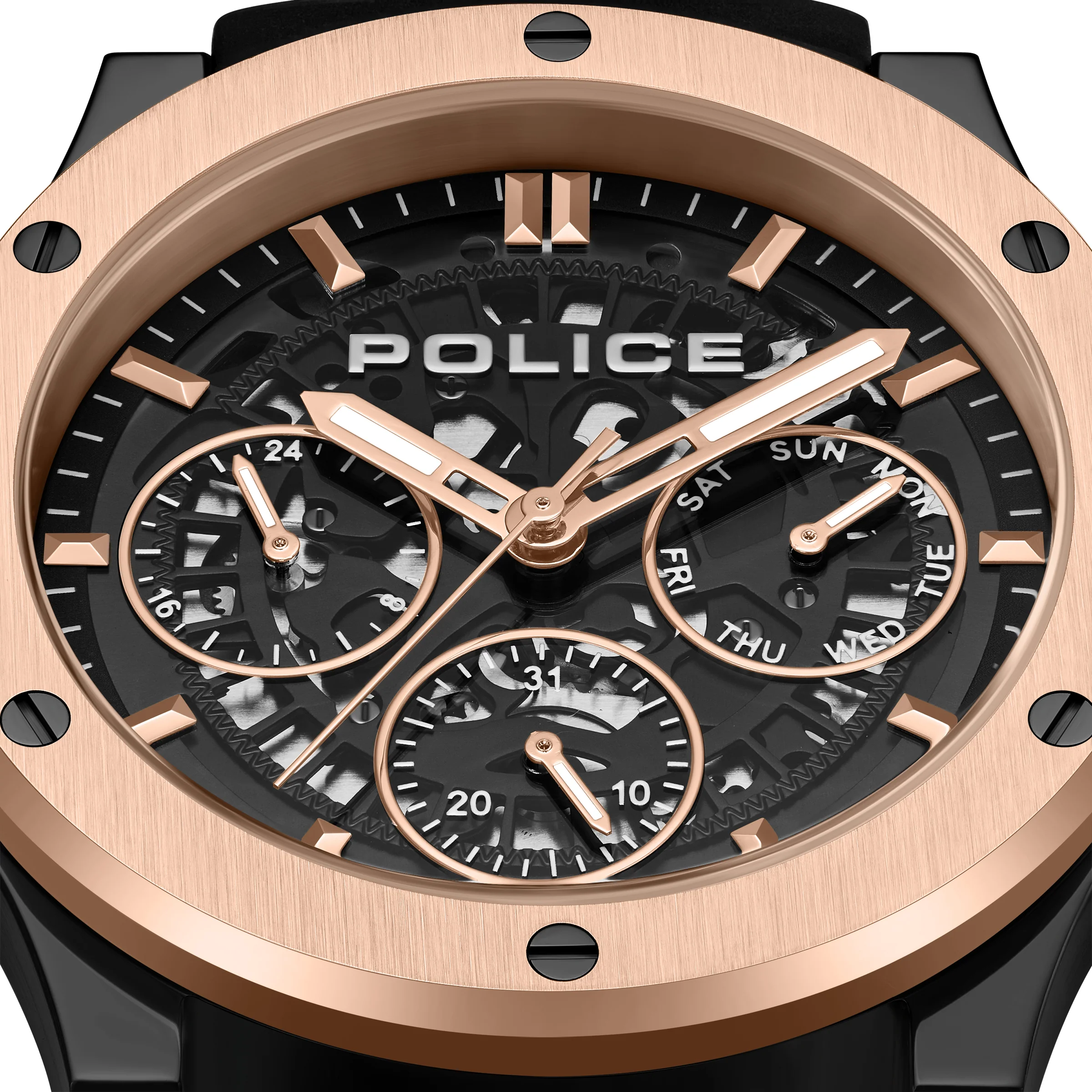 Notty Multifunction Chronograph Watch with Brown Dial - Image 4